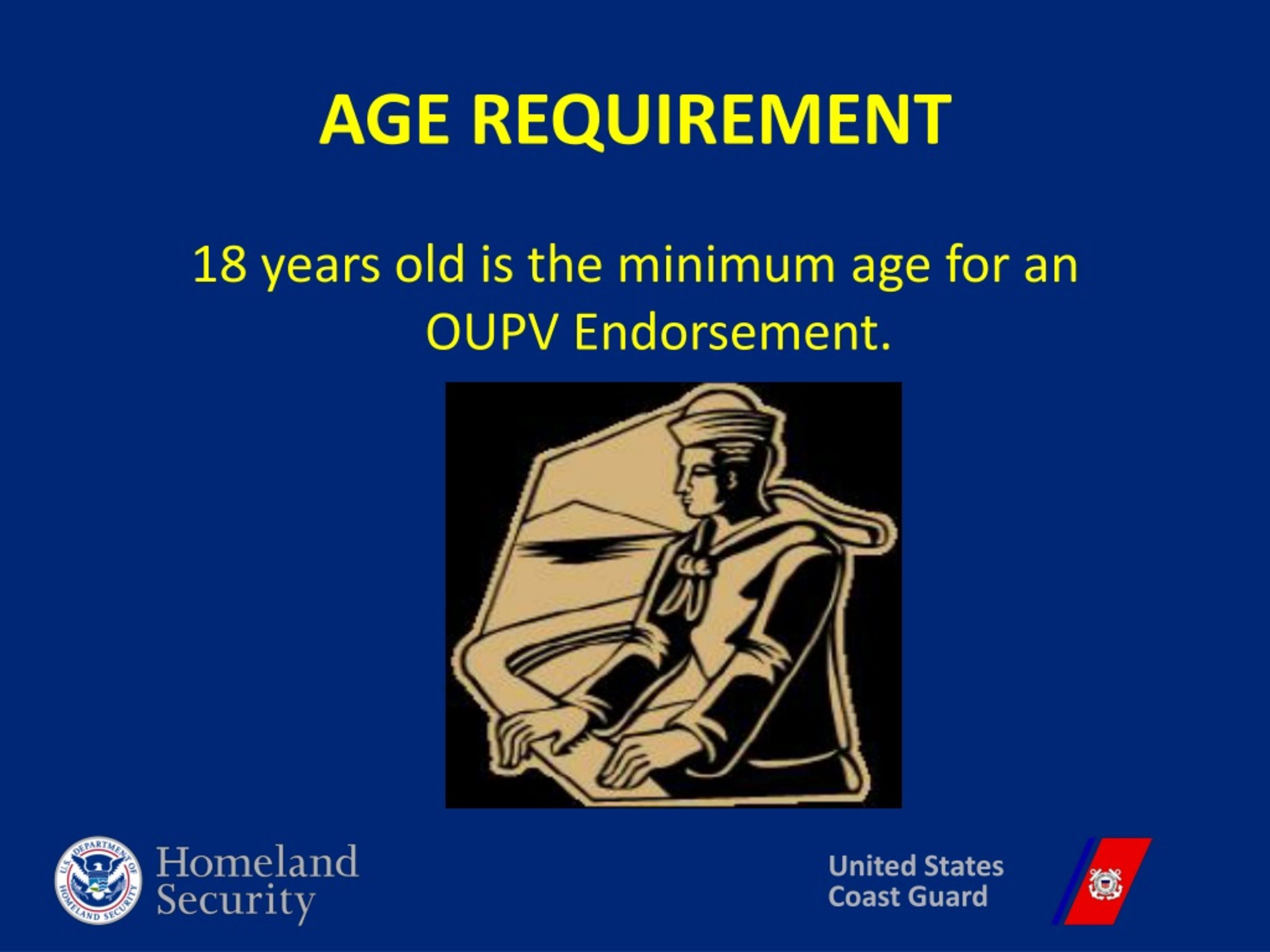 PPT Getting a Coast Guard Credential OUPV ENDORSEMENT PowerPoint