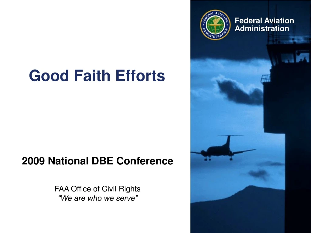 PPT Good Faith Efforts PowerPoint Presentation, free download ID