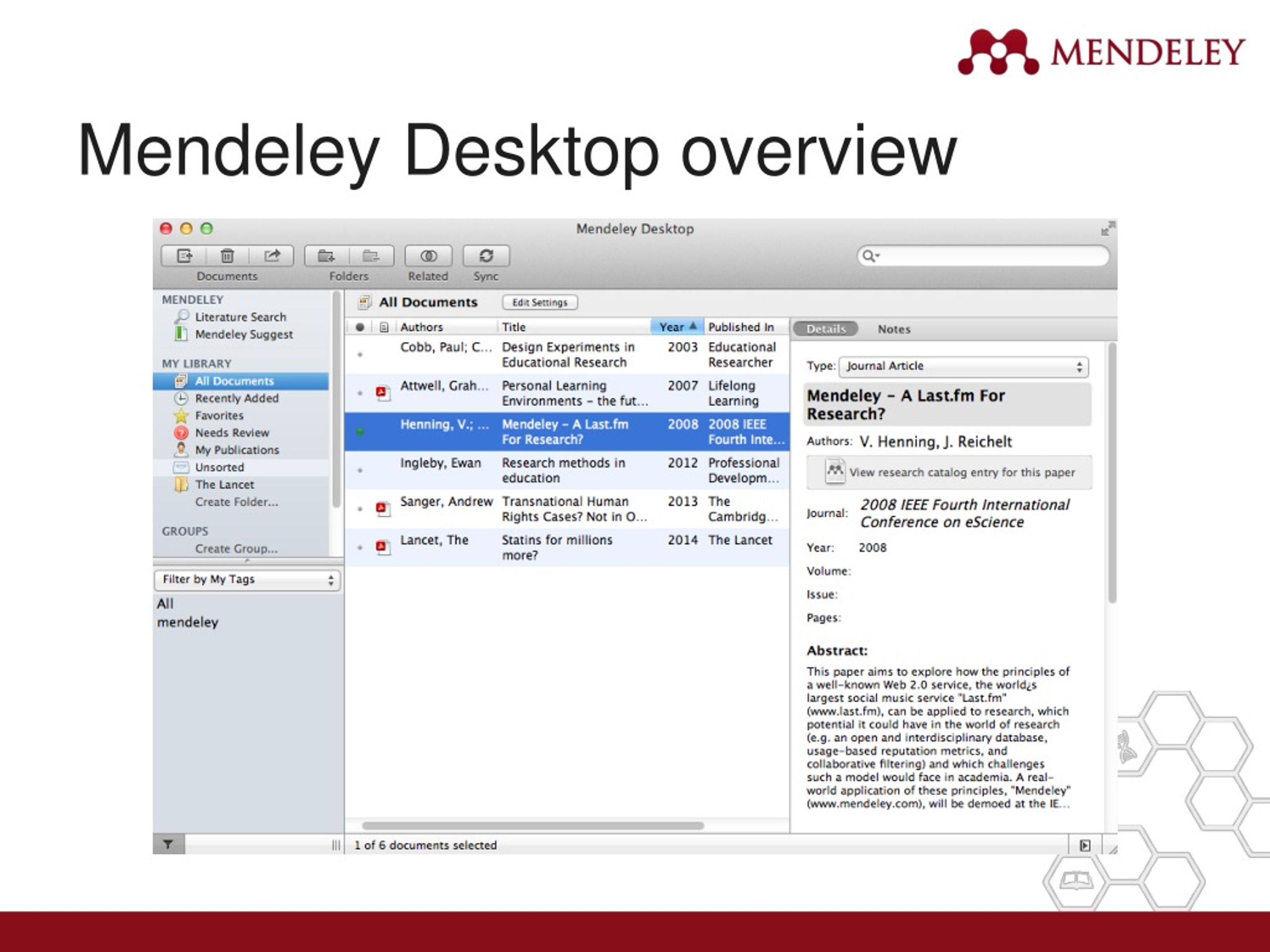mendeley desktop 1.18