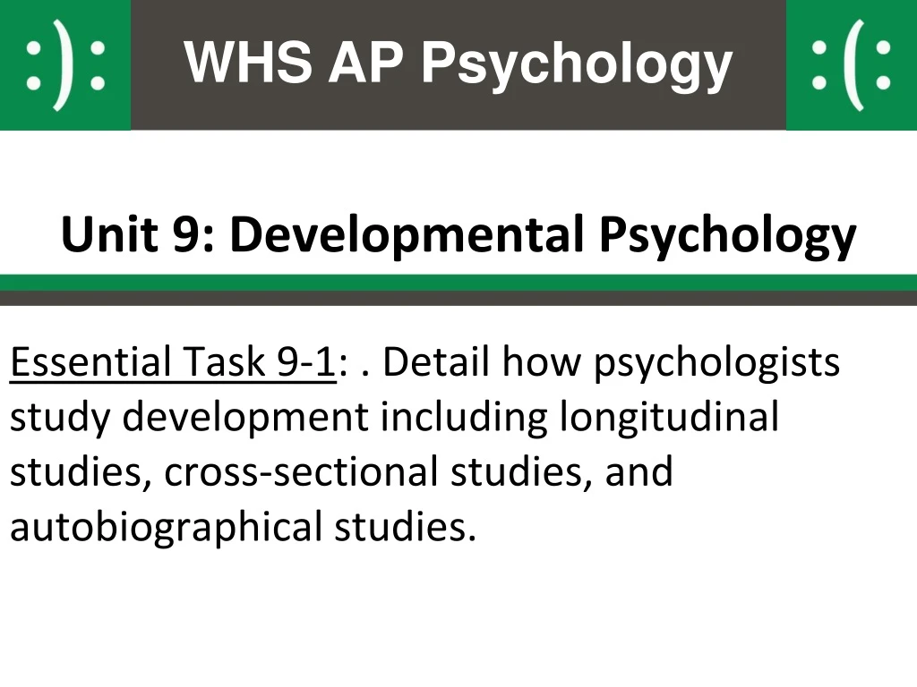 PPT - Unit 9: Developmental Psychology PowerPoint Presentation, Free ...