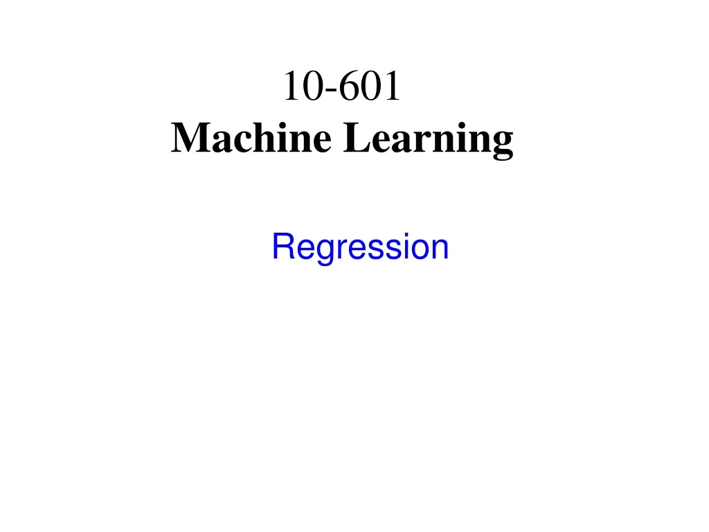 regression n.
