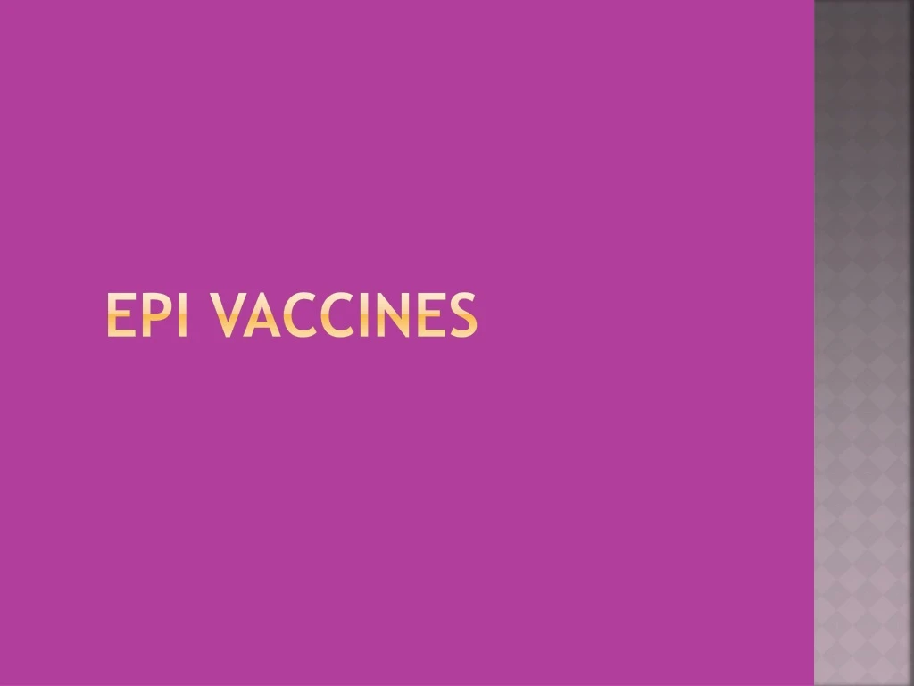 epi vaccines n.