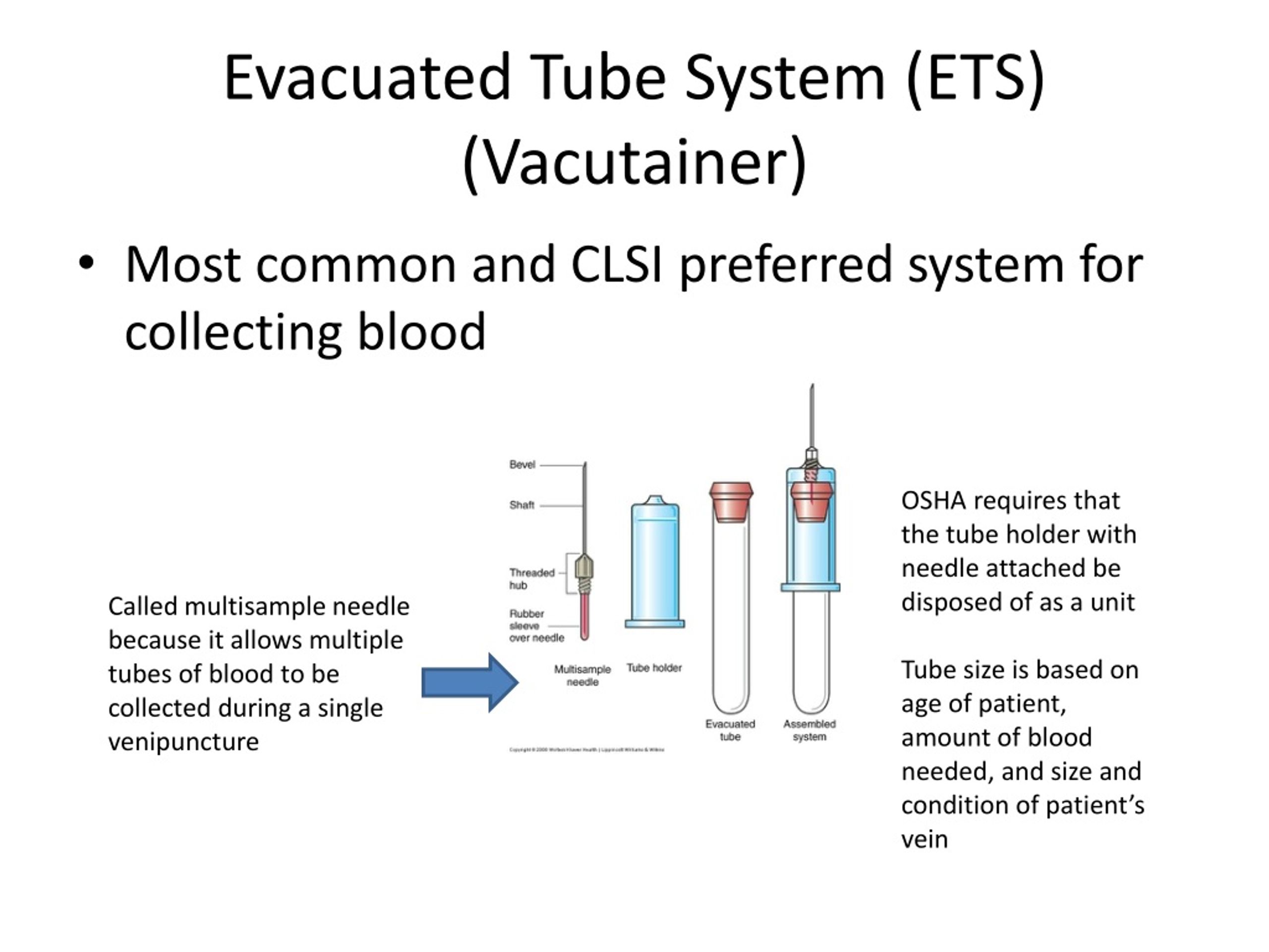 PPT Blood Collection, Equipment, Additives, and Order of Draw