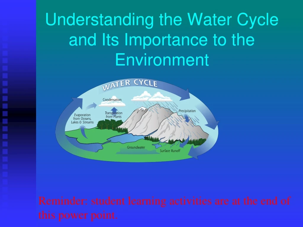 ppt-understanding-the-water-cycle-and-its-importance-to-the