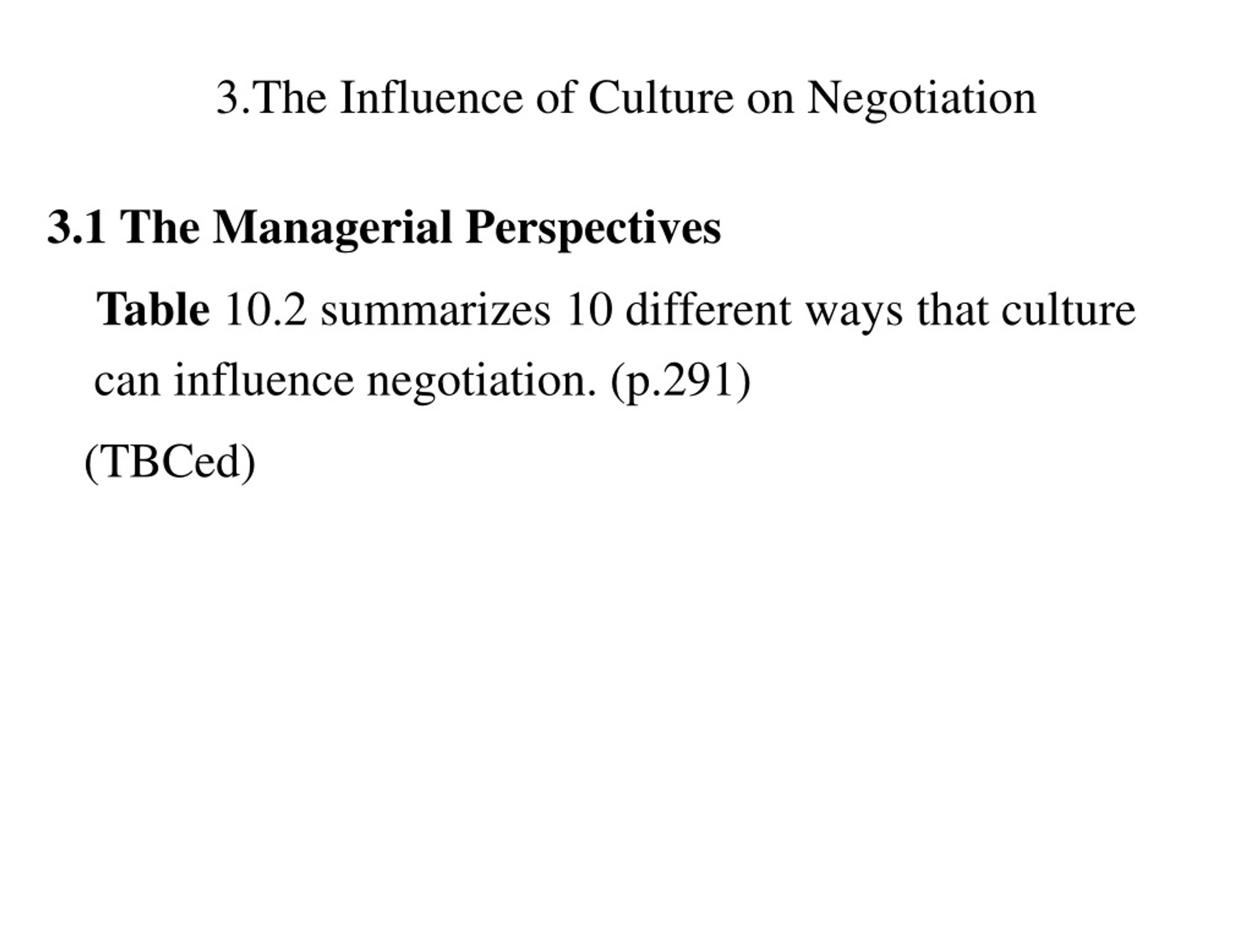 PPT - CHAPTER 10 International and Cross-Cultural Negotiation ...