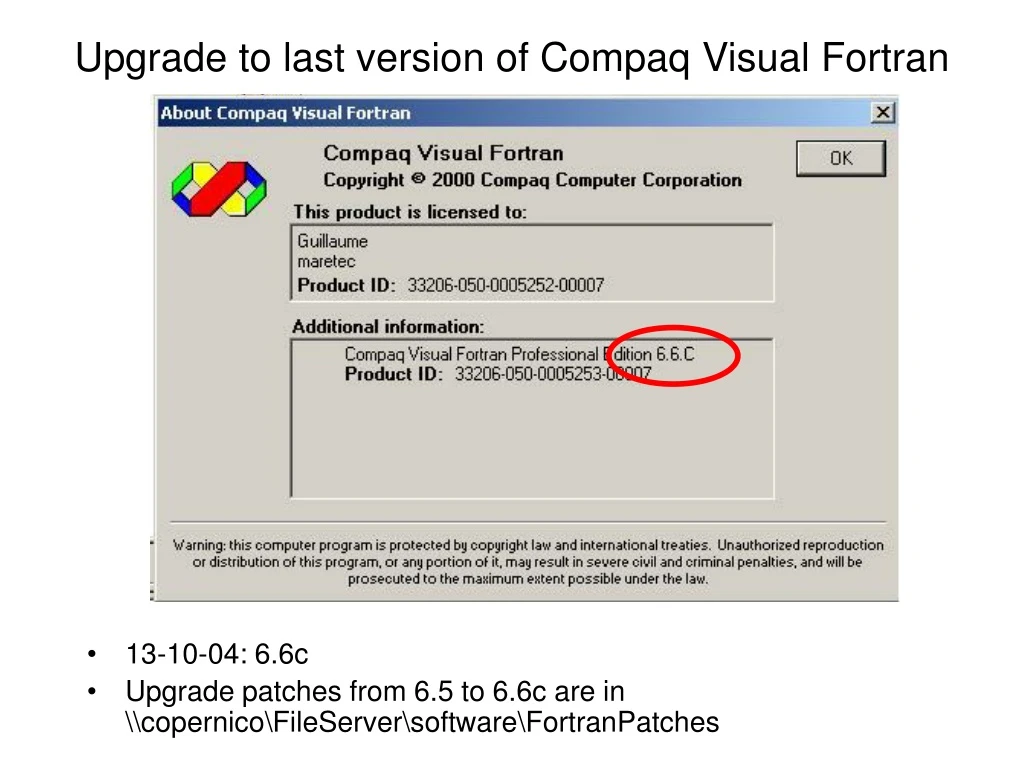 Compaq Visual Fortran Version 6.6 doqnload