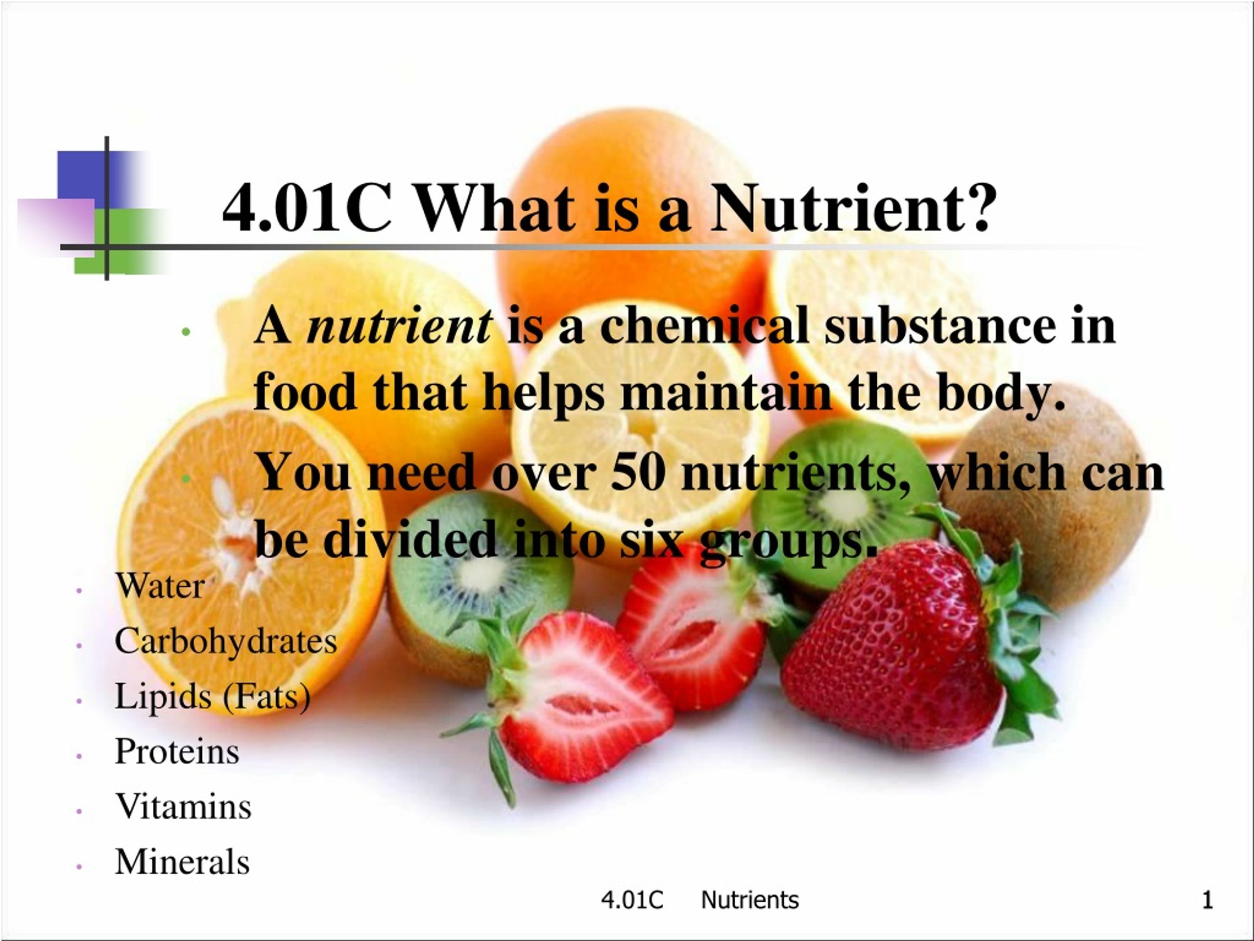 presentation on nutrients