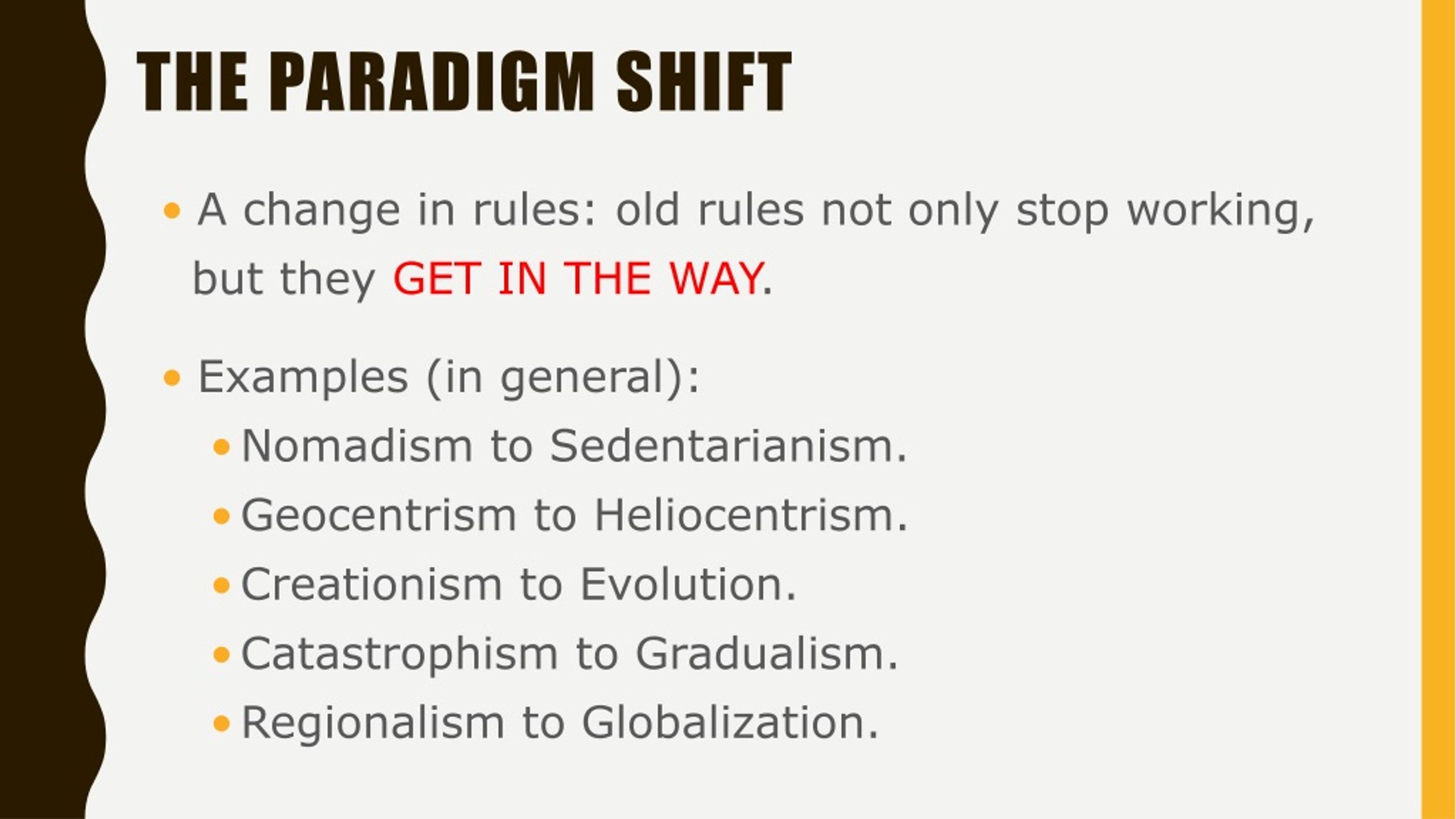 paradigm examples