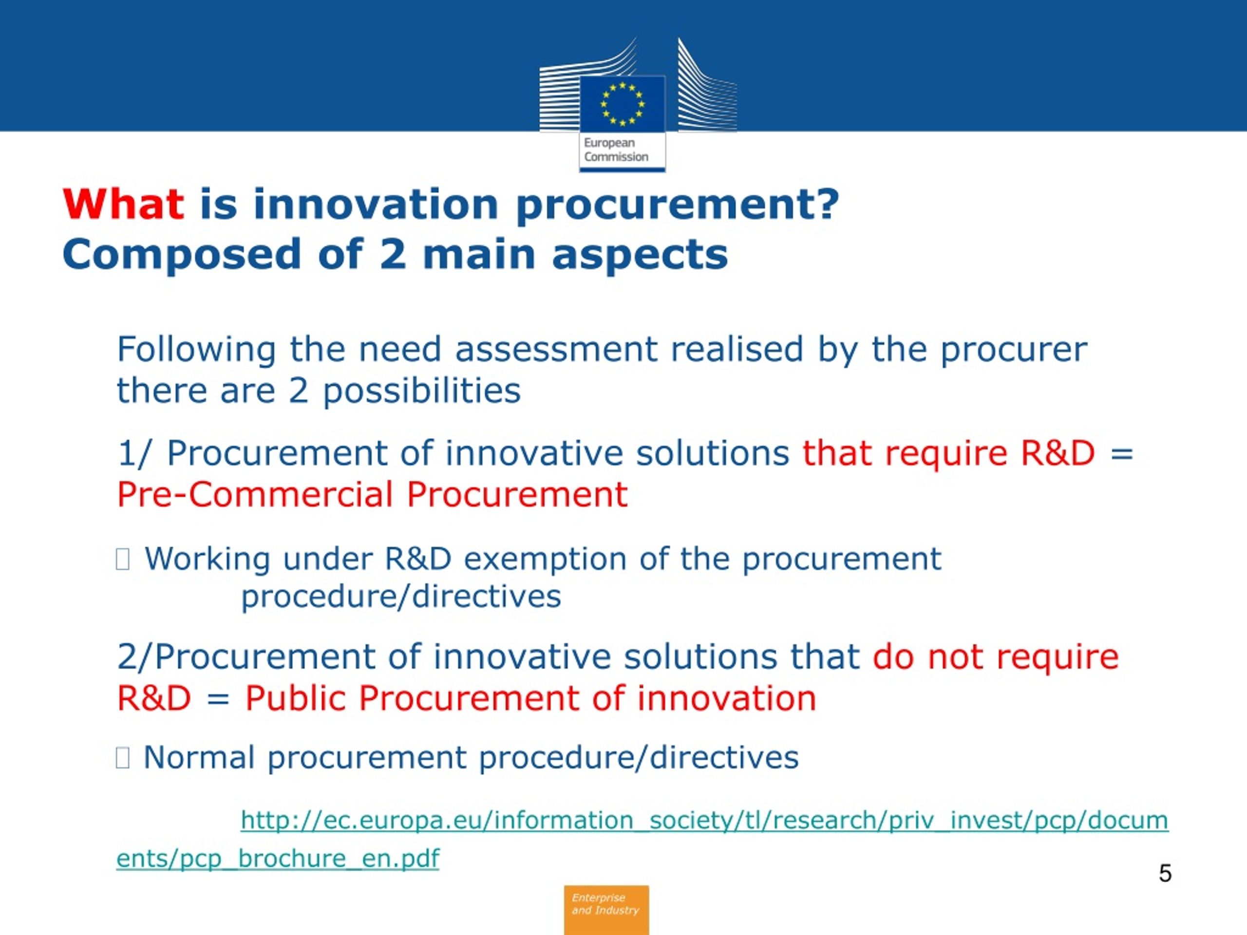 PPT - Driving Innovation Through Public Procurement PowerPoint ...