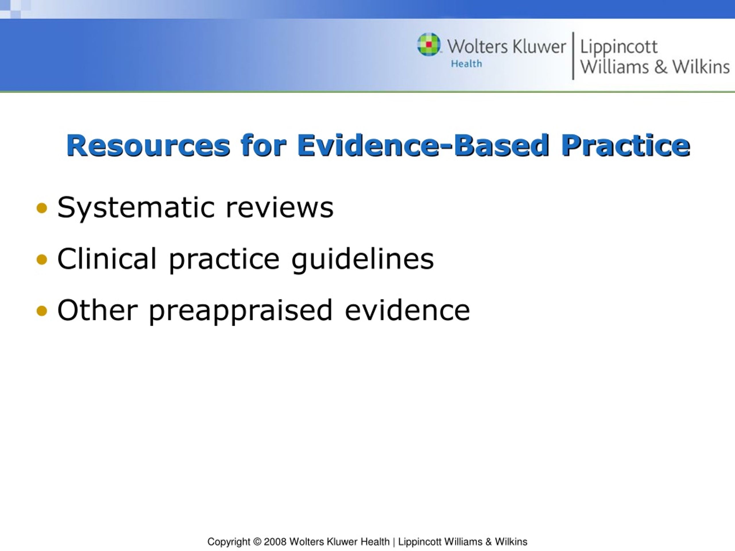 PPT Chapter 2 Translating Research Evidence Into Nursing Practice