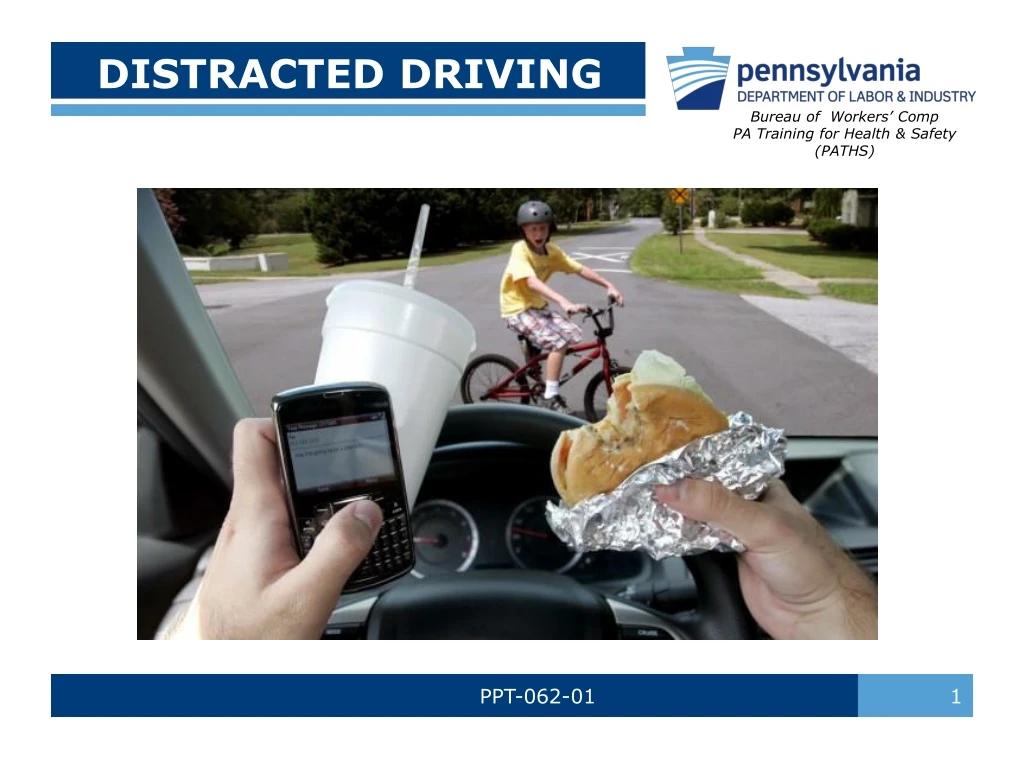 PPT - DISTRACTED DRIVING PowerPoint Presentation, Free Download - ID ...