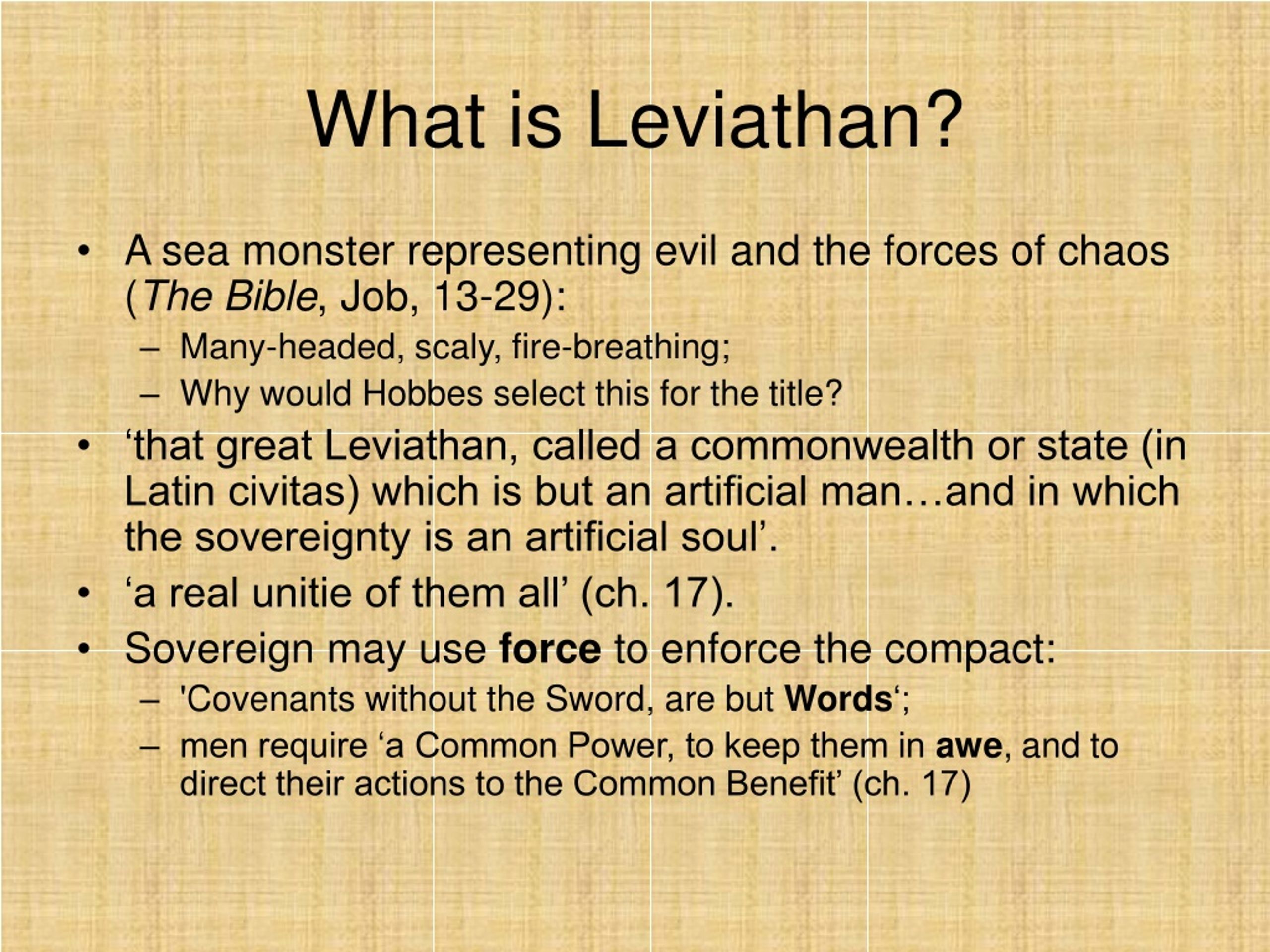 leviathan hypothesis ppt