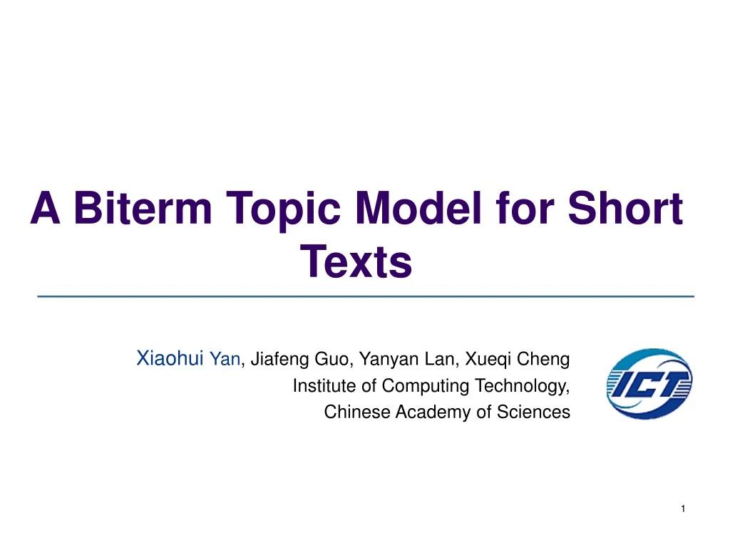 a biterm topic model for short texts n.