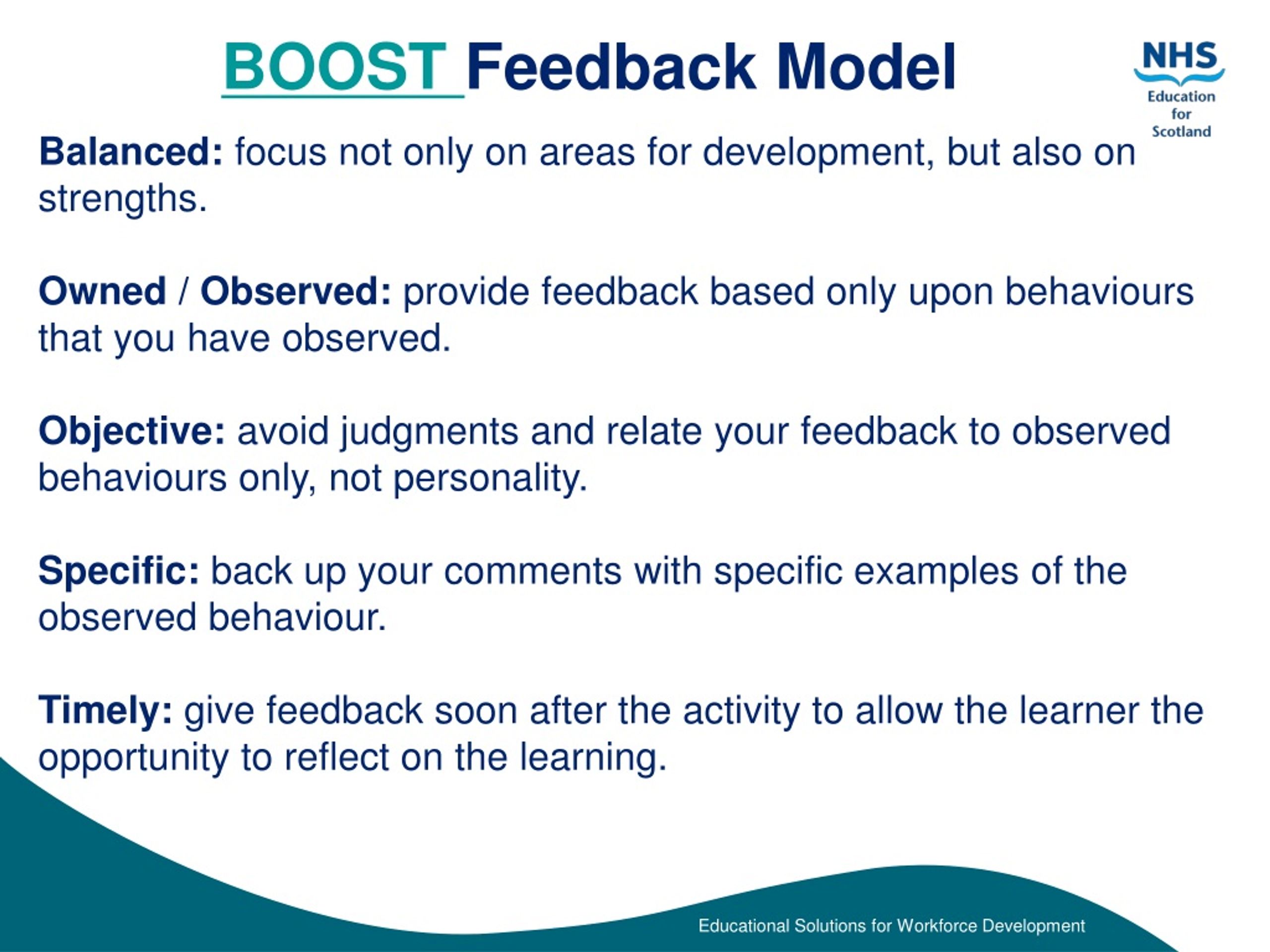 PPT - Training Trainers and Educators Unit 4 – Giving Feedback ...