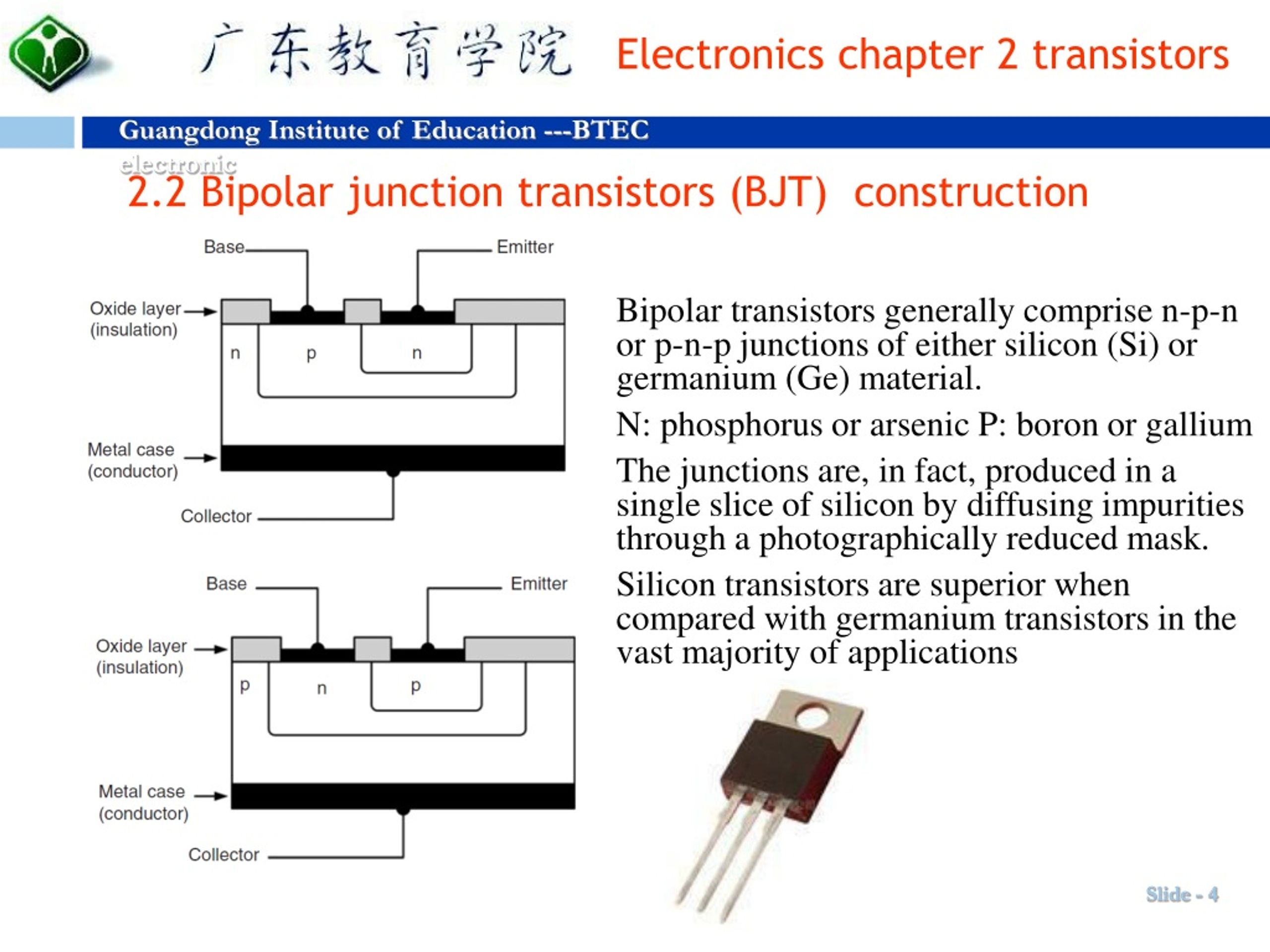 PPT - Chapter 2 Transistors (BJT) PowerPoint Presentation, Free ...