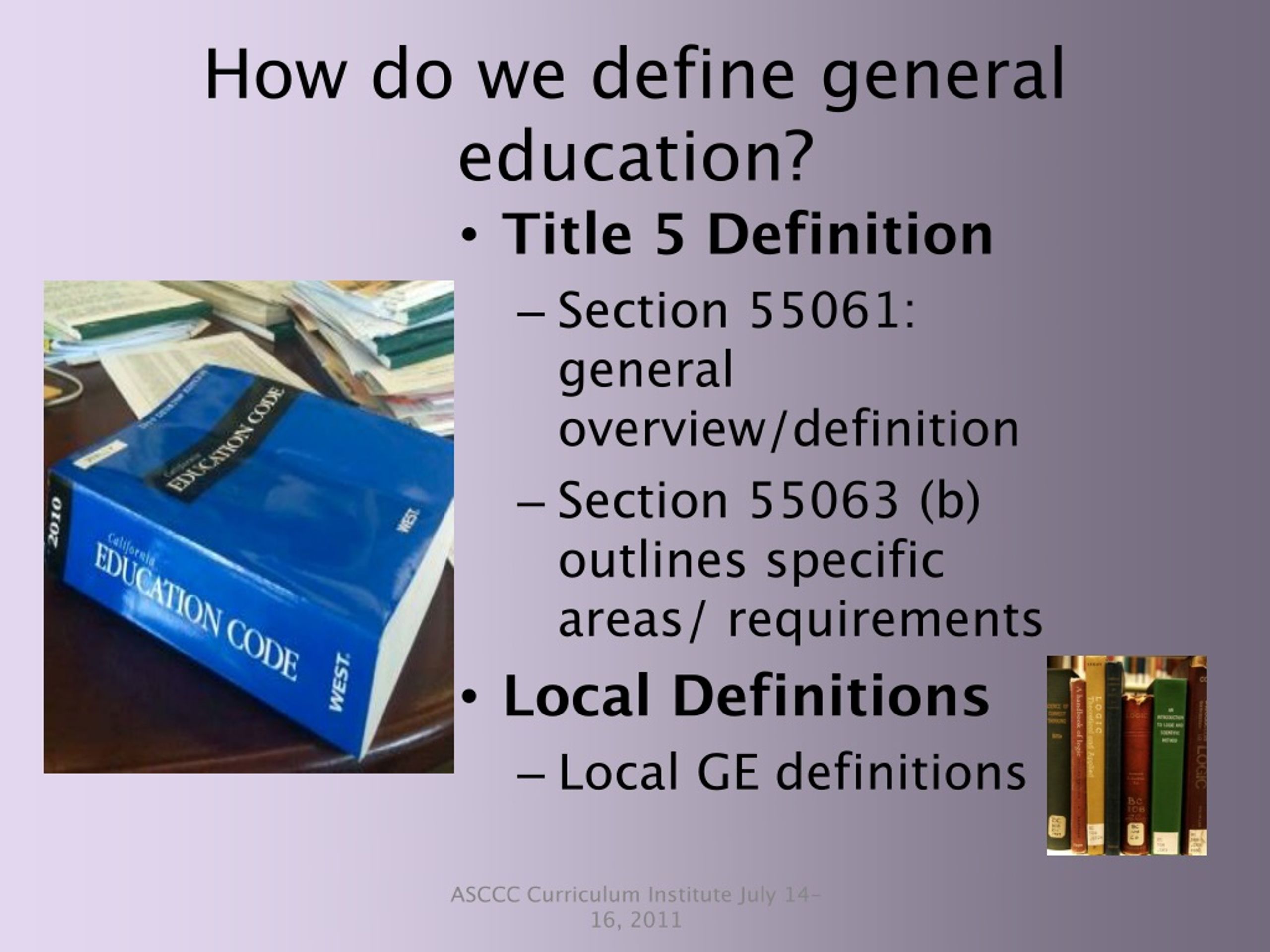 define general education