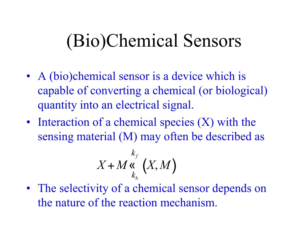 bio chemical sensors n.