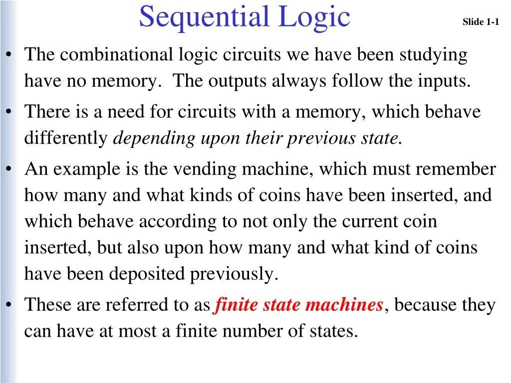 PPT - Sequential Logic PowerPoint Presentation, free download - ID:9217889