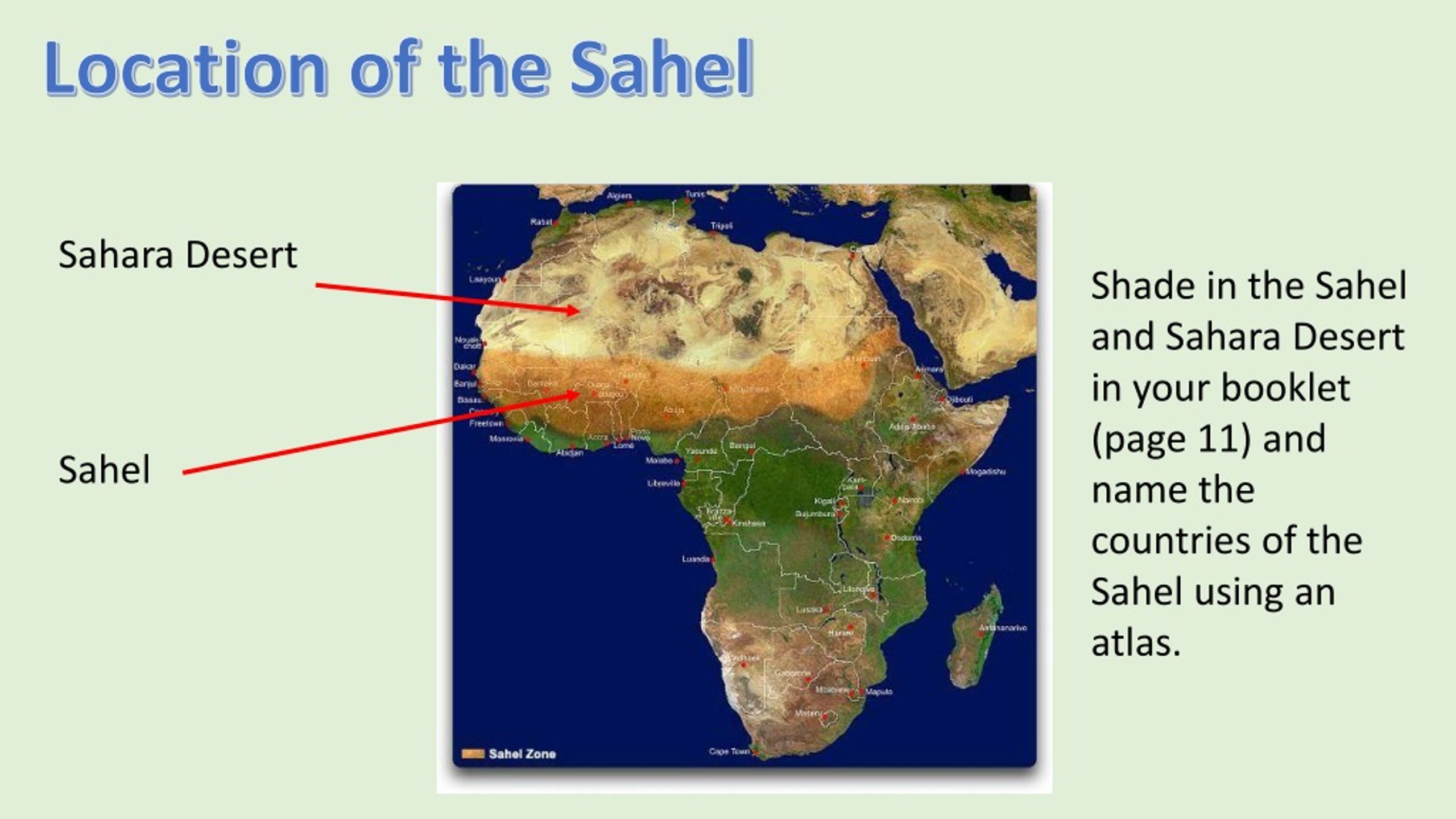 sahel geography case study