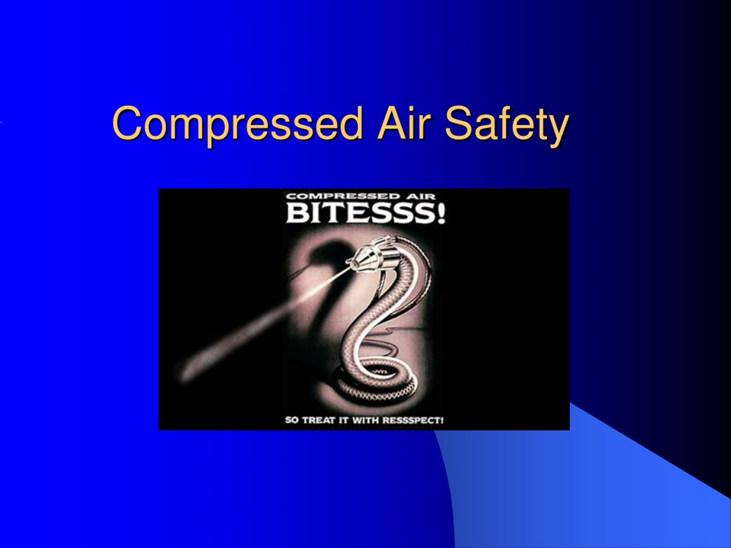 compressed air safety powerpoint presentation