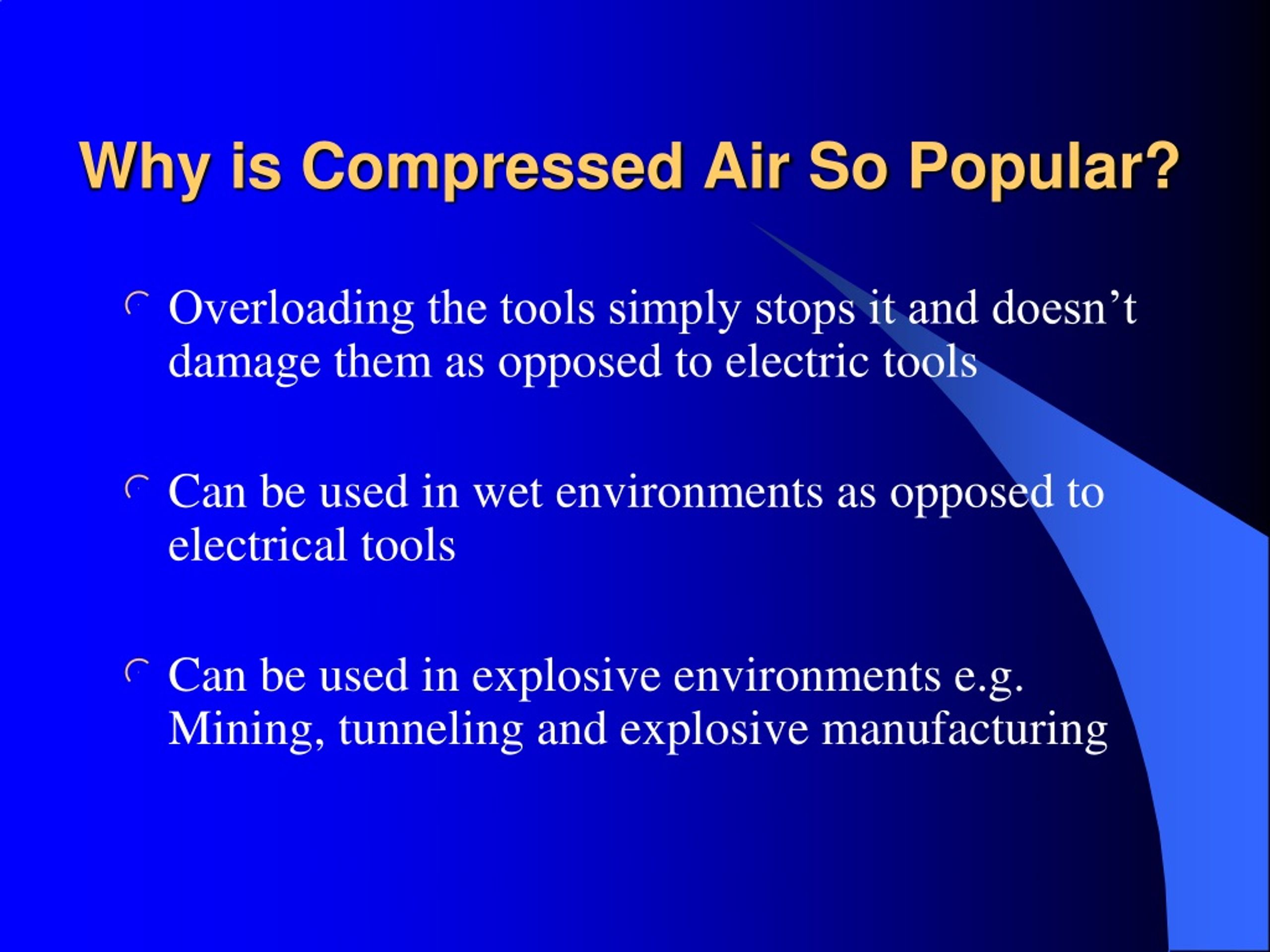 compressed air safety powerpoint presentation