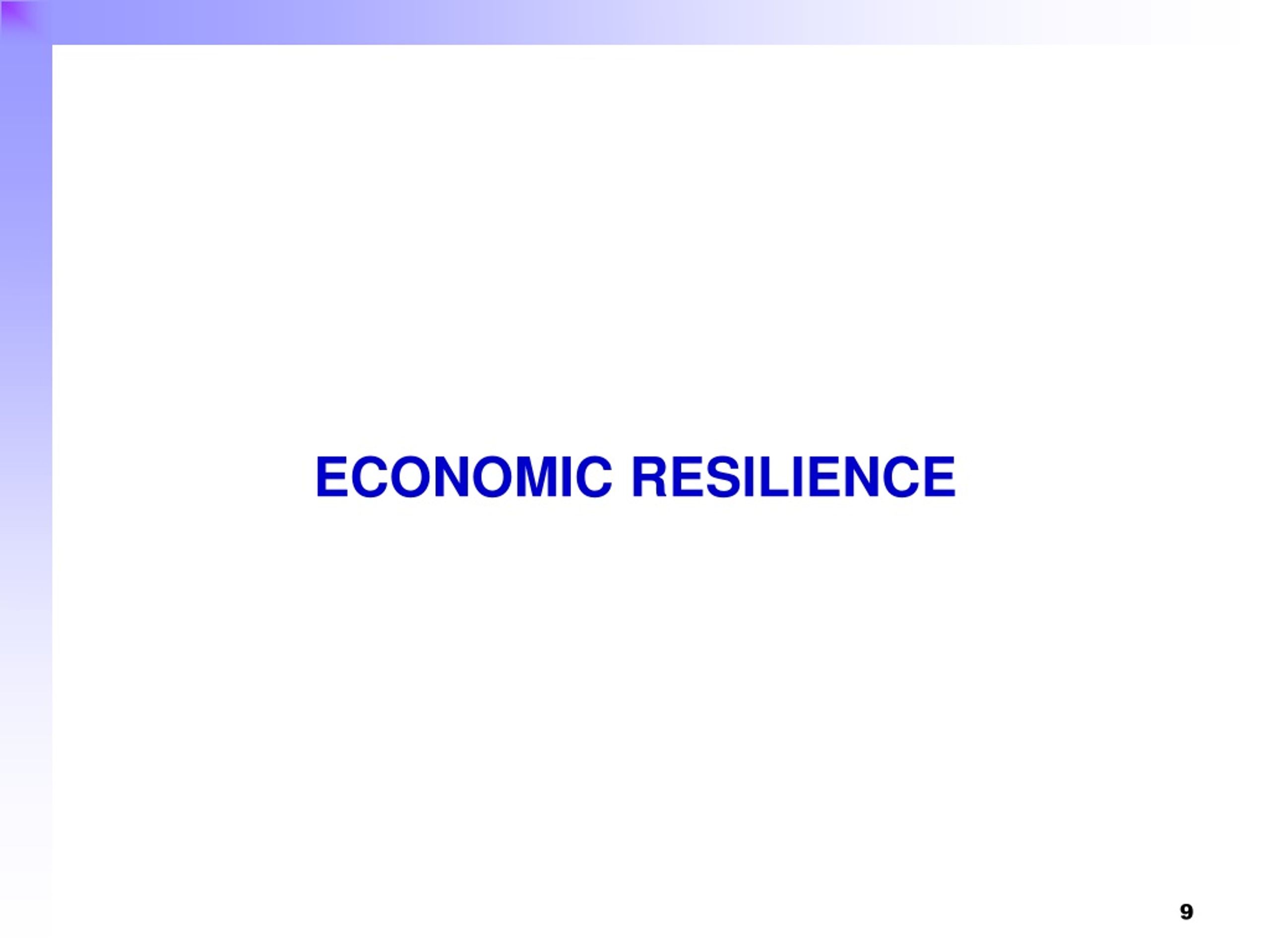 PPT - ECONOMIC VULNERABILITY AND RESILIENCE WITH SPECIAL REFERENCE TO ...