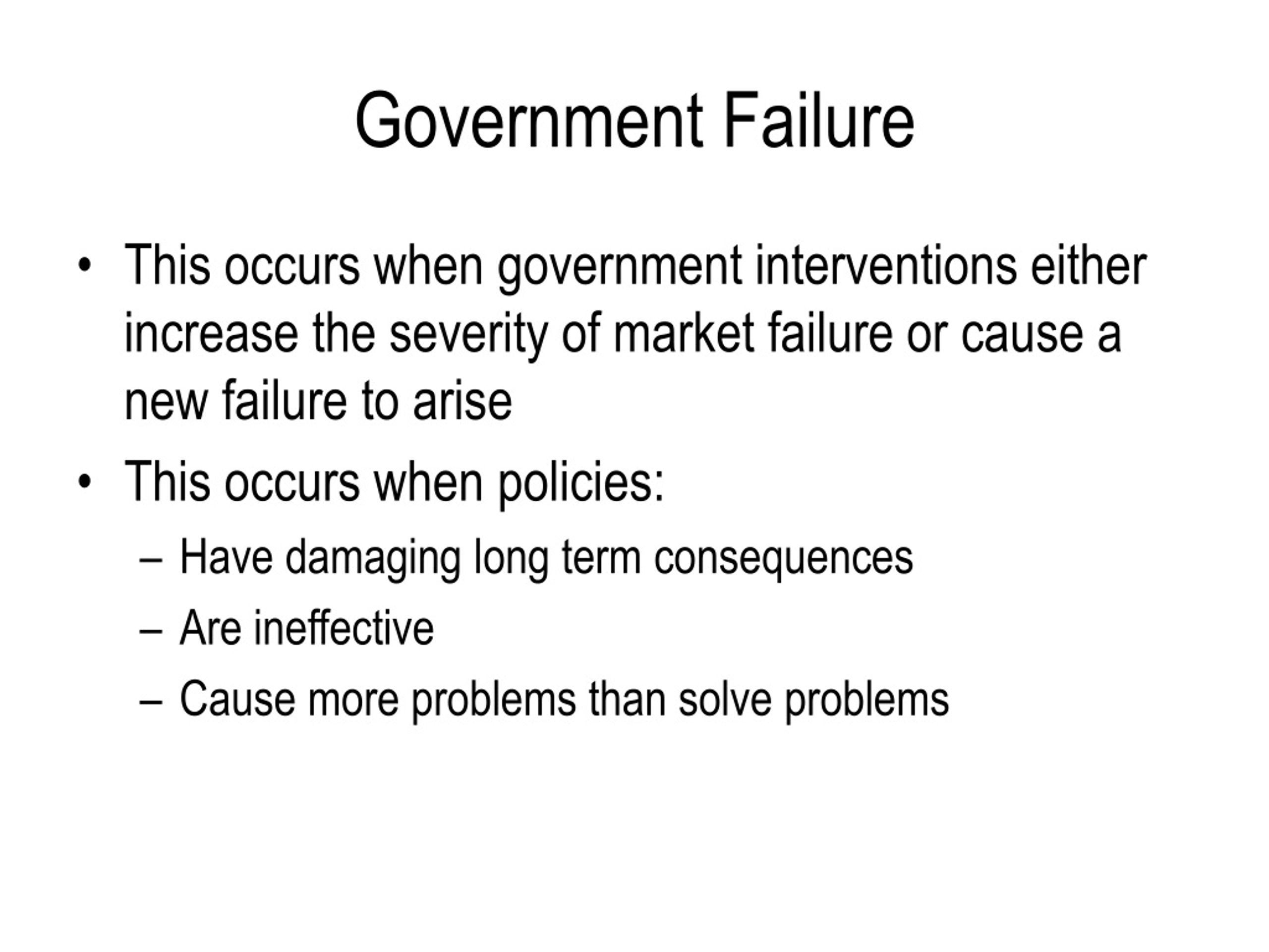 PPT - Government Intervention In The Market PowerPoint Presentation ...