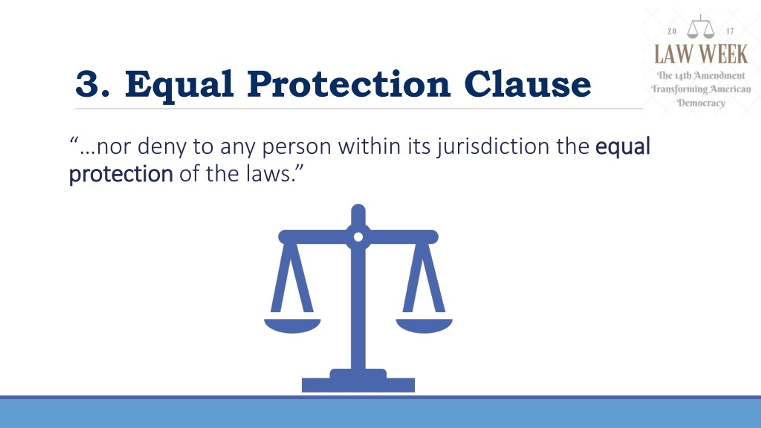 equal protection clause definition
