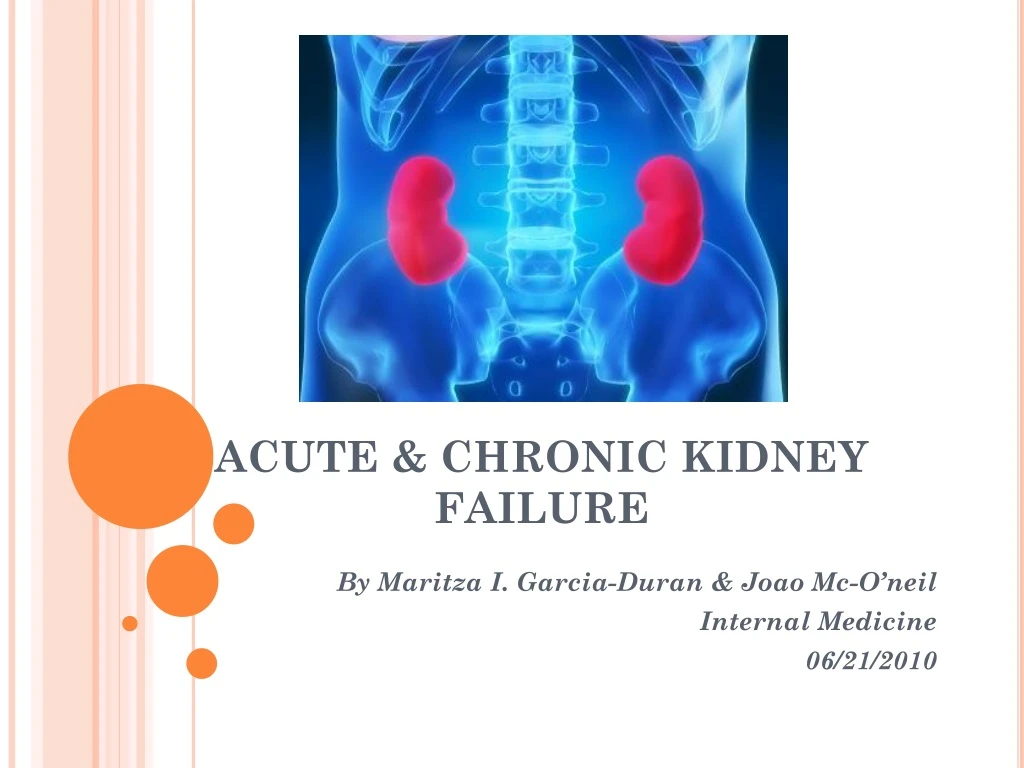 acute chronic kidney failure n.