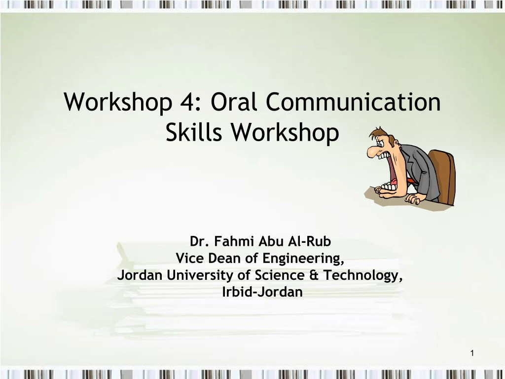 workshop 4 oral communication skills workshop n.
