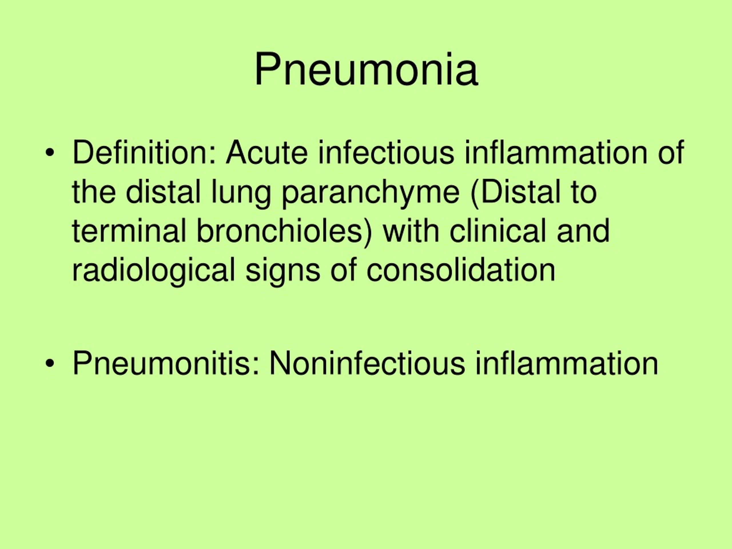 PPT - Pneumonia PowerPoint Presentation, free download - ID:9221283