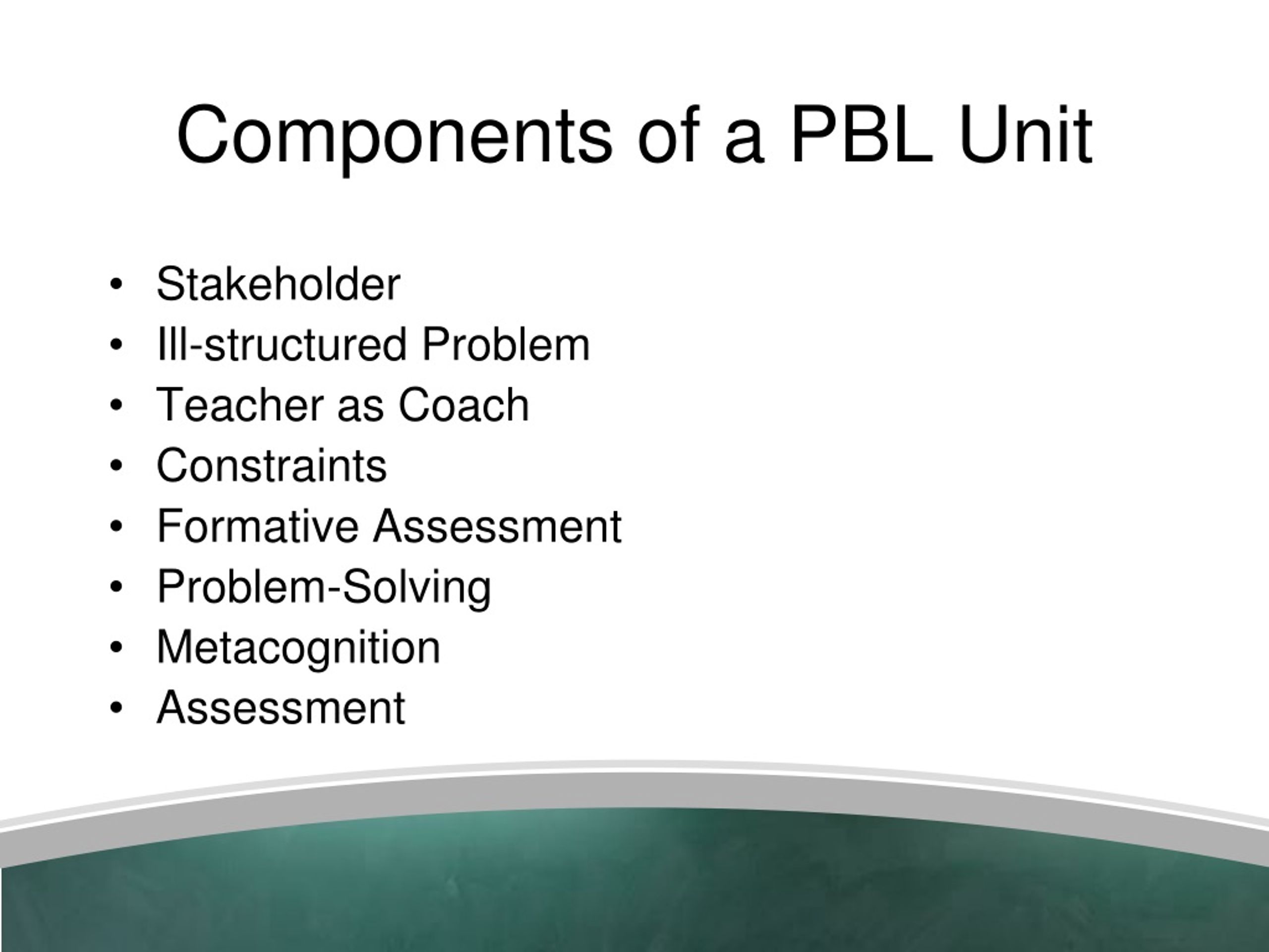 PPT - Problem-Based Learning PowerPoint Presentation, free download ...