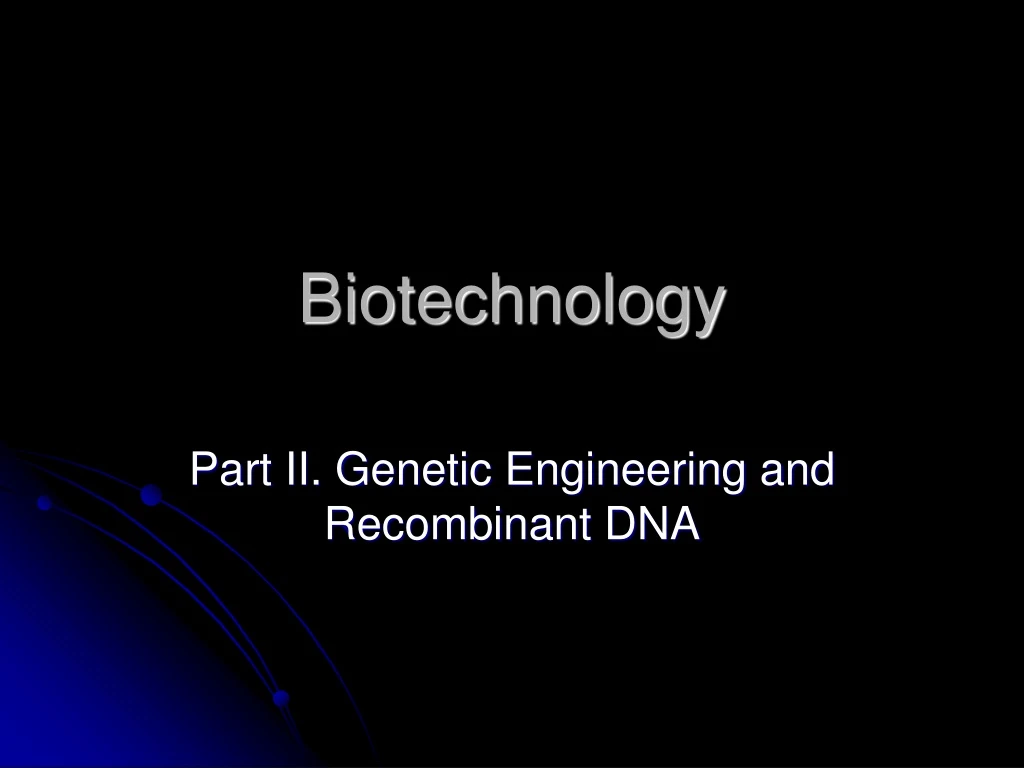 biotechnology n.