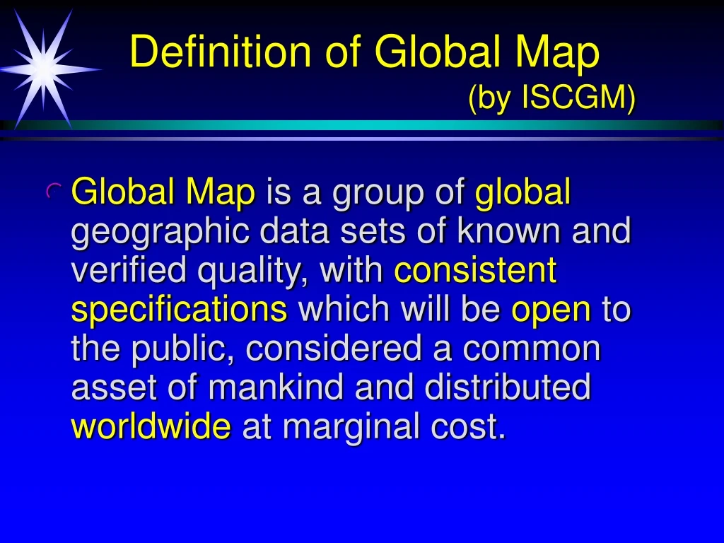 iscgm global map