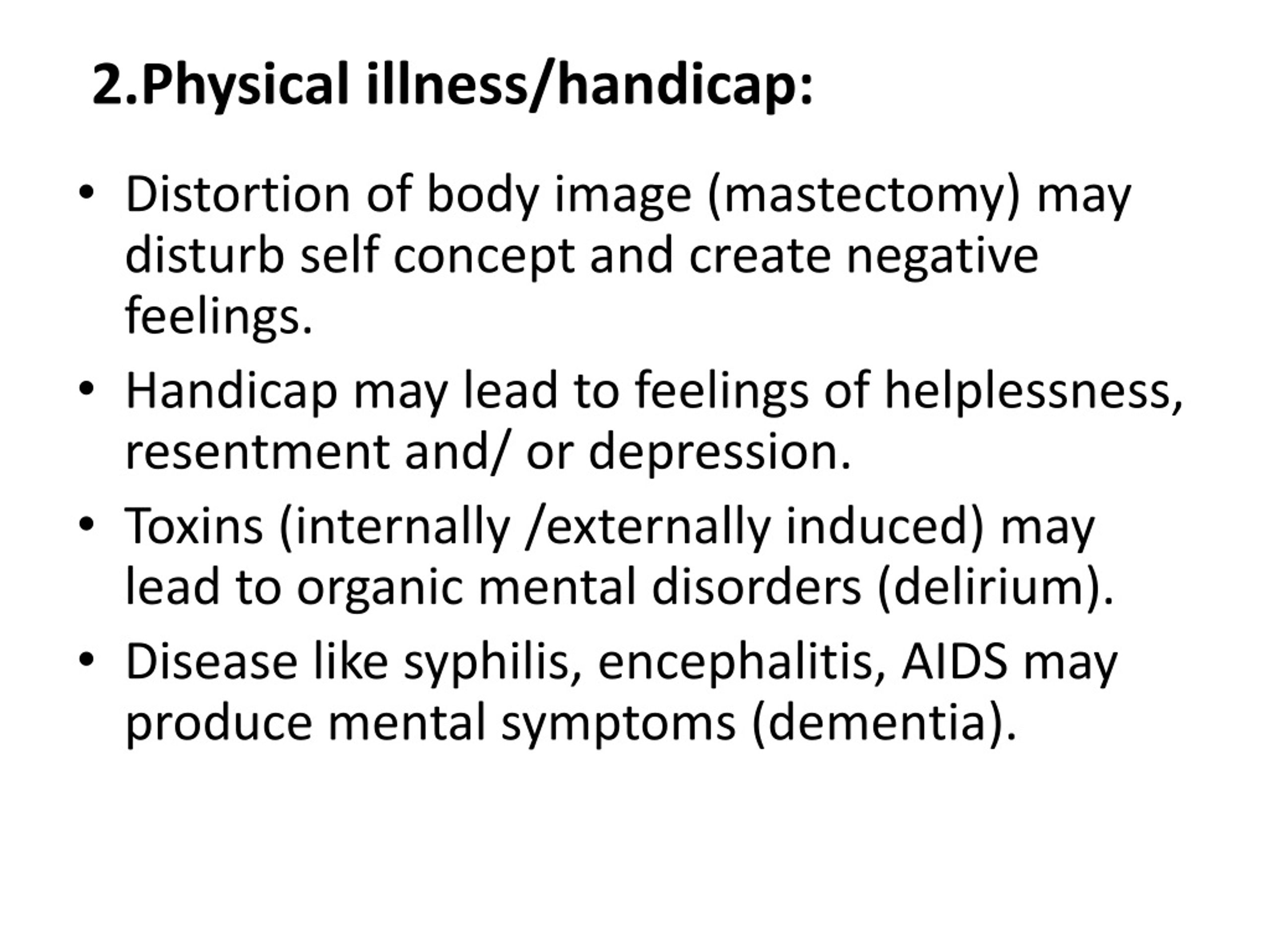 PPT - Classification and Etiology of Mental Disorders PowerPoint ...