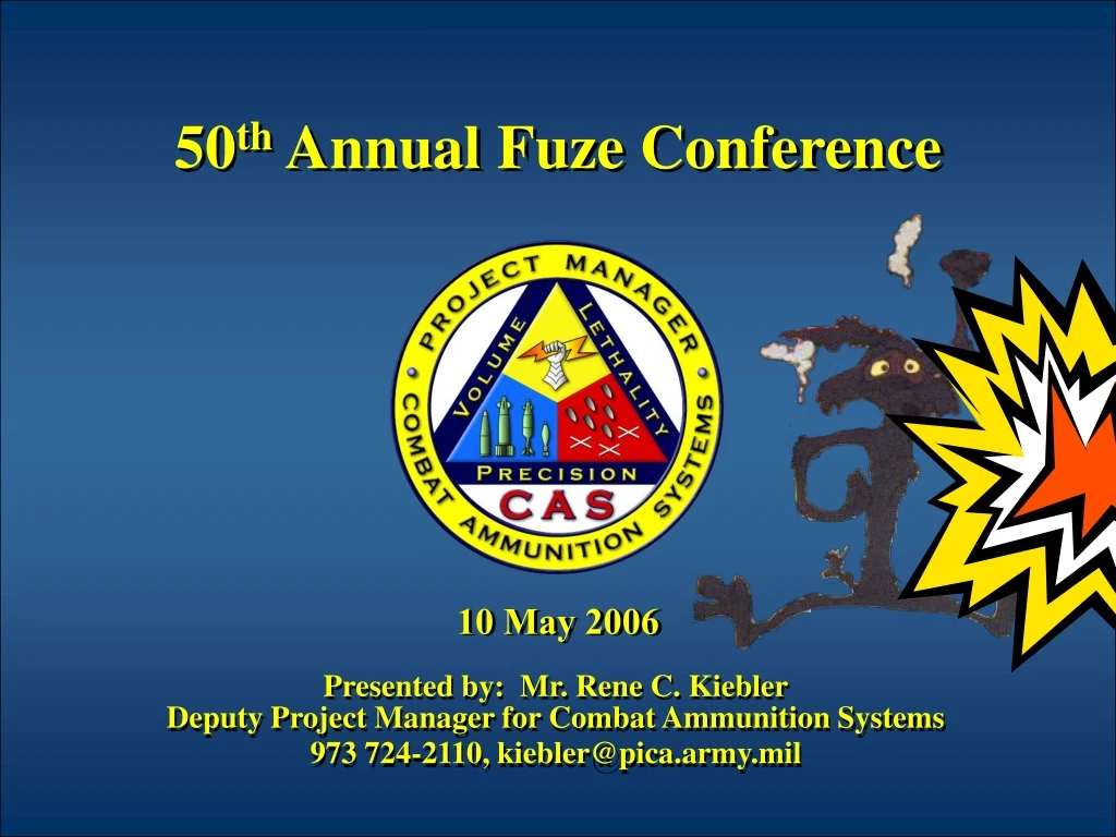 PPT 50 th Annual Fuze Conference PowerPoint Presentation, free