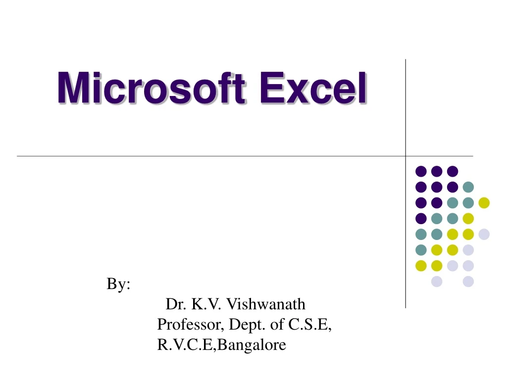 Ppt Microsoft Excel Powerpoint Presentation Free Download Id9223019 0505