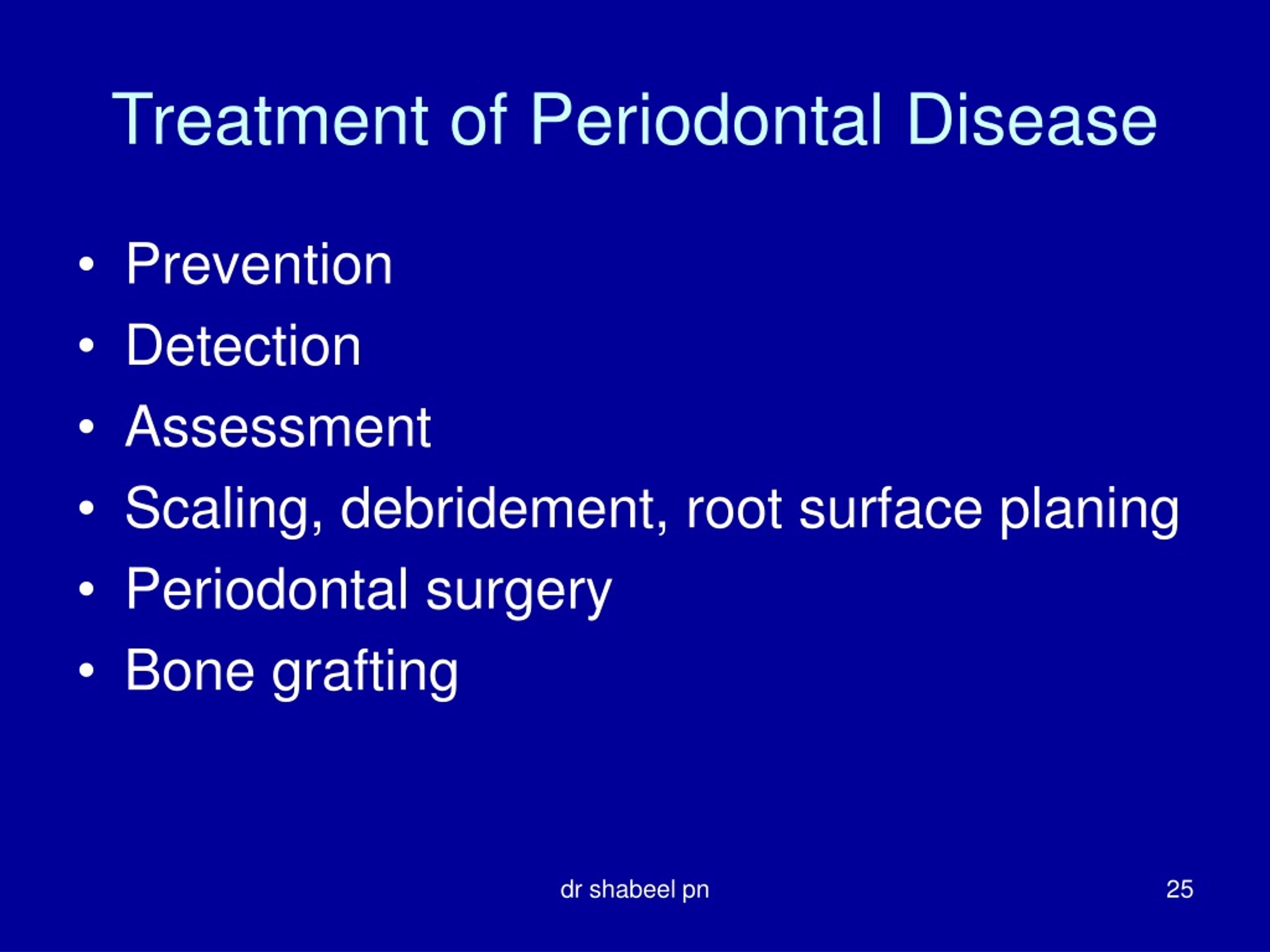 PPT Diagnosis and Treatment of Periodontal Disease PowerPoint