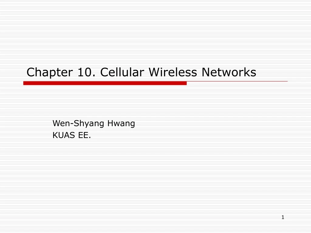 chapter 10 cellular wireless networks n.