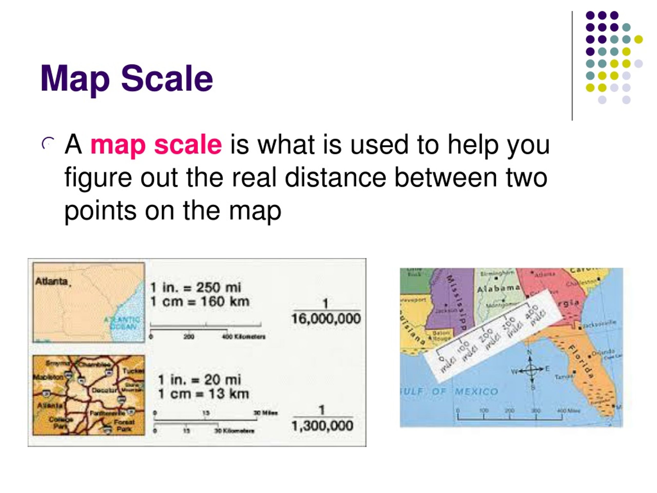 Map Scale L 