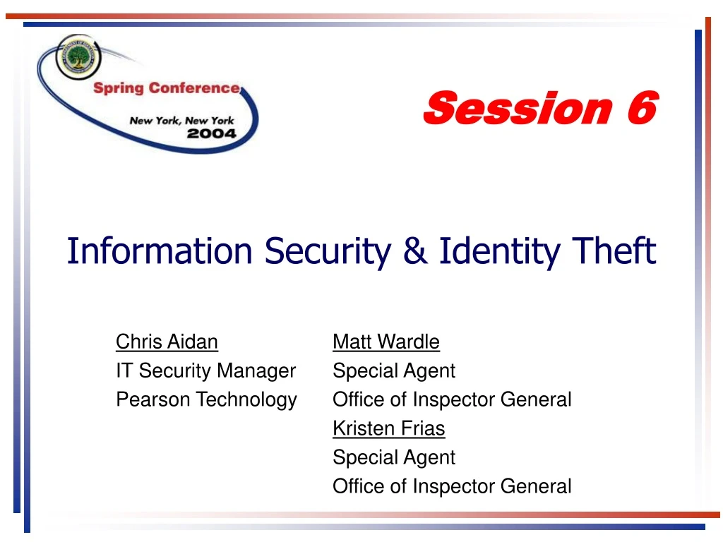 information security identity theft n.