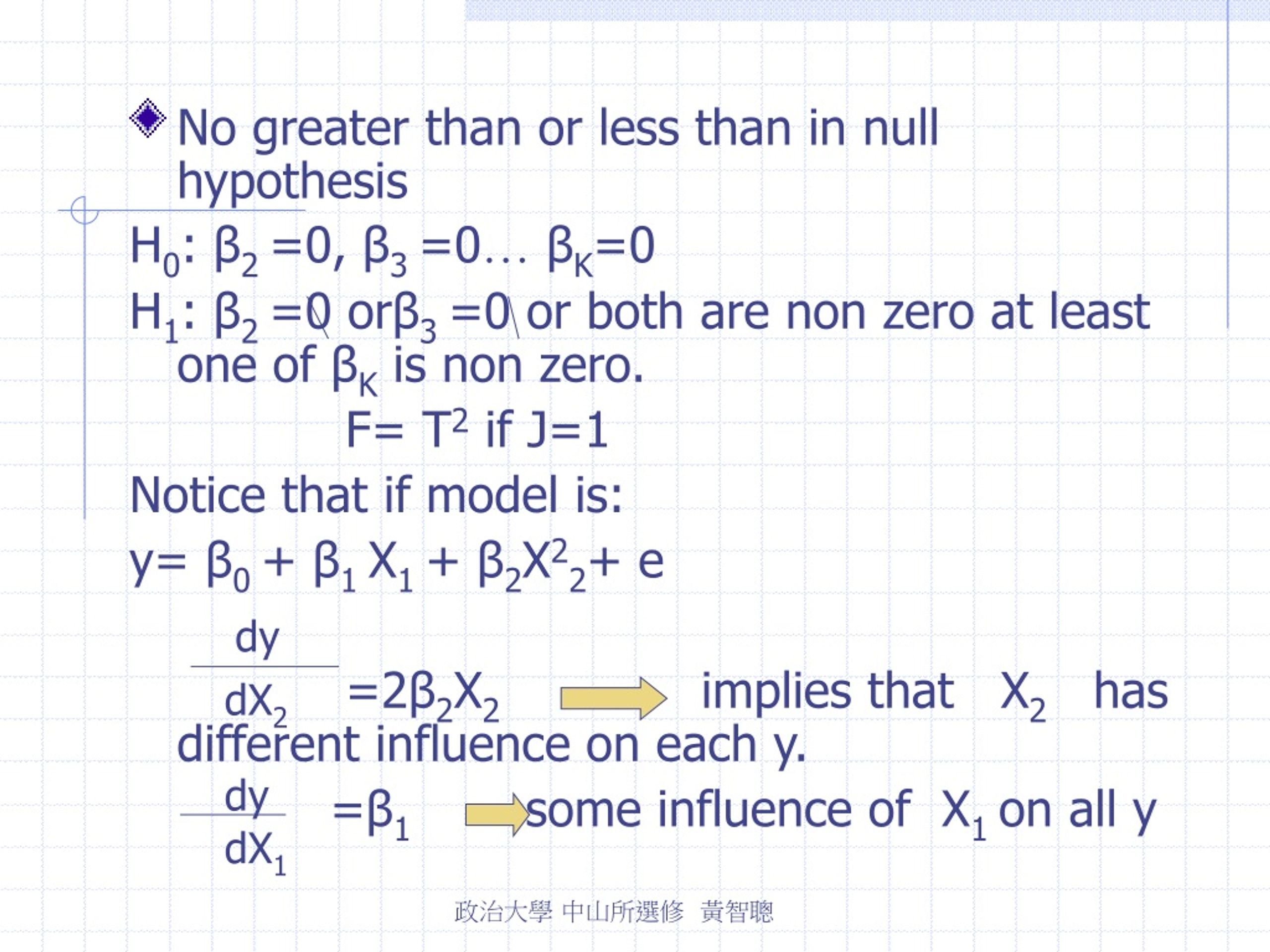 joint null hypothesis test