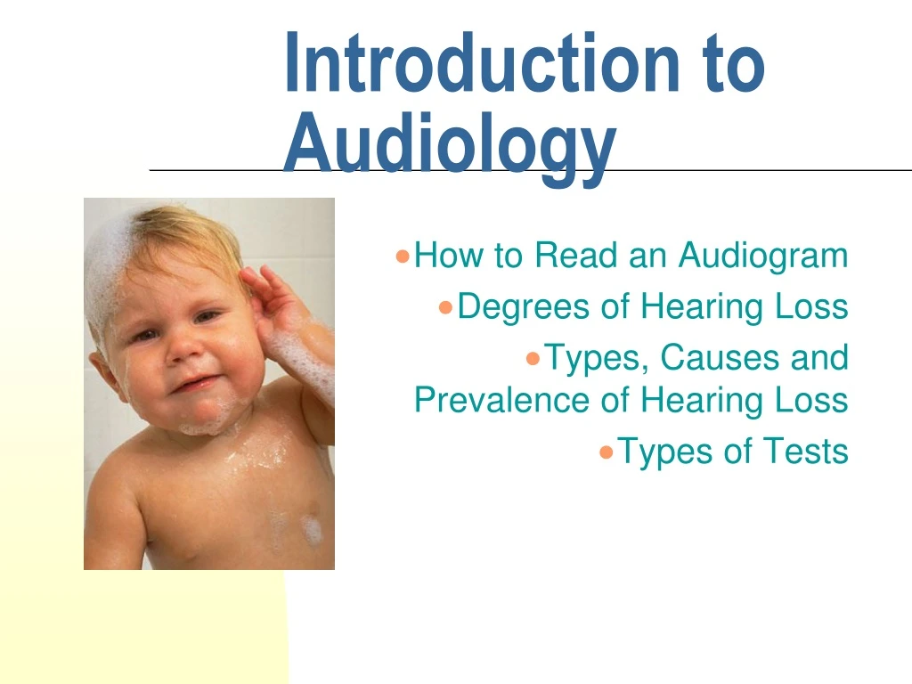 introduction to audiology n.