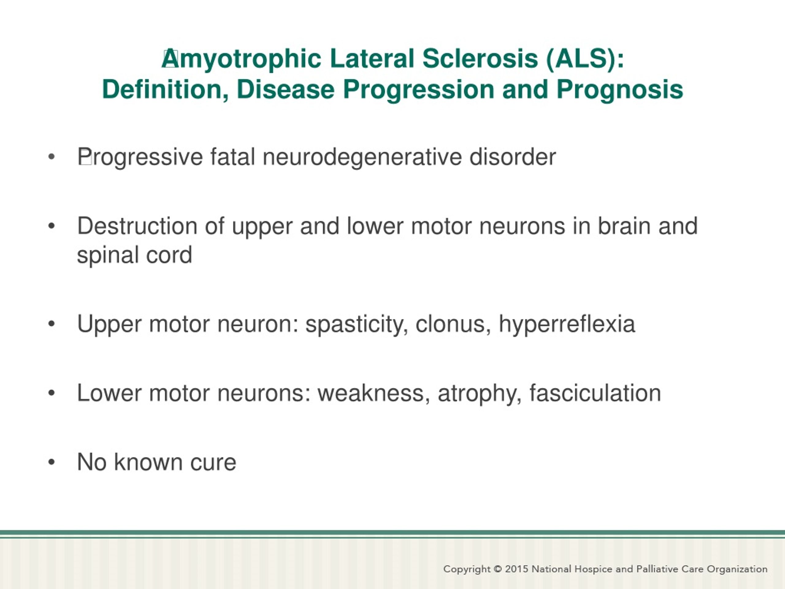 PPT - ﻿ Amyotrophic Lateral Sclerosis (ALS): Definition, Disease ...