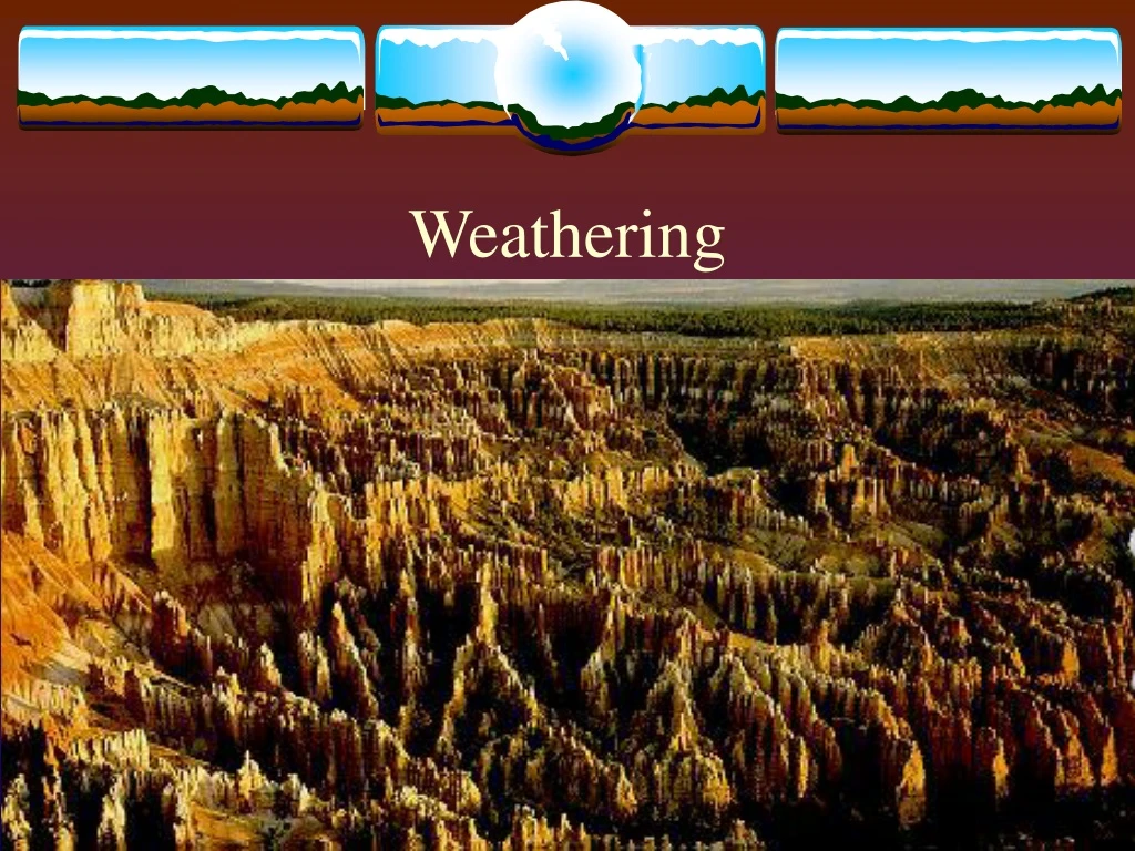 weathering n.