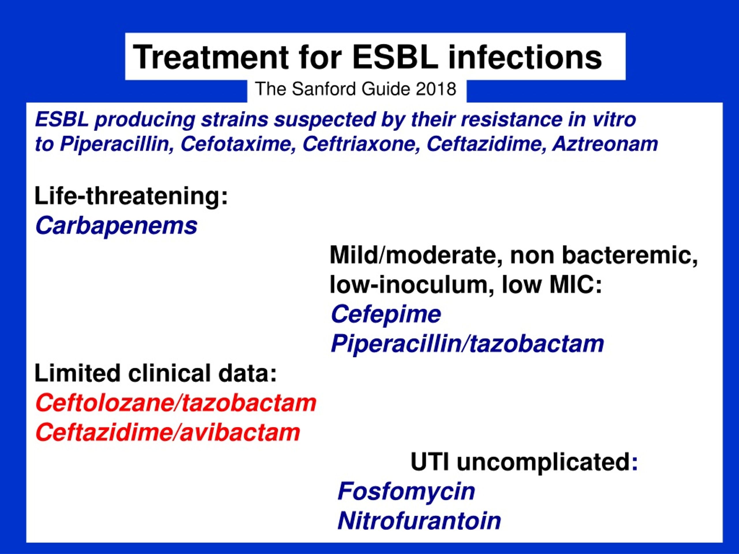 PPT Francesco Menichetti MD Professor Of Infectious Diseases   Treatment For Esbl Infections L 