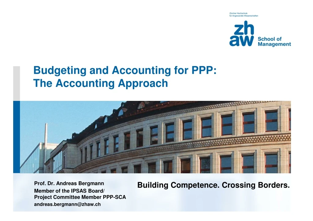 budgeting and accounting for ppp the accounting approach n.