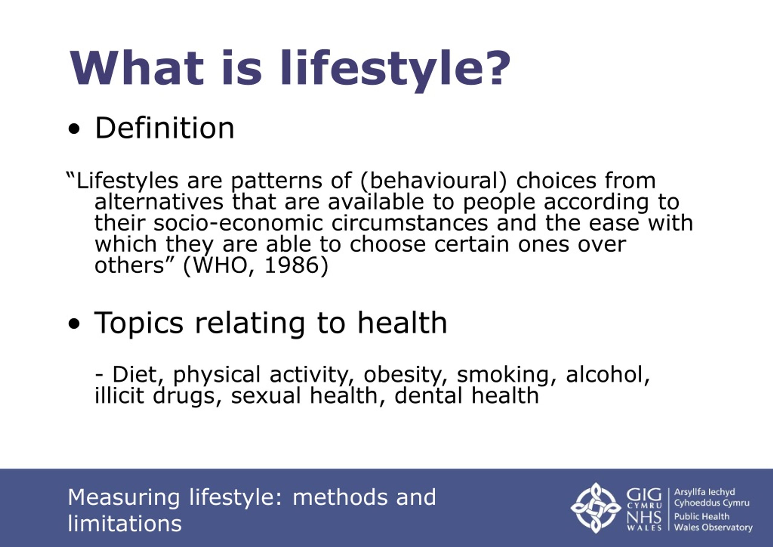 what is a lifestyle research