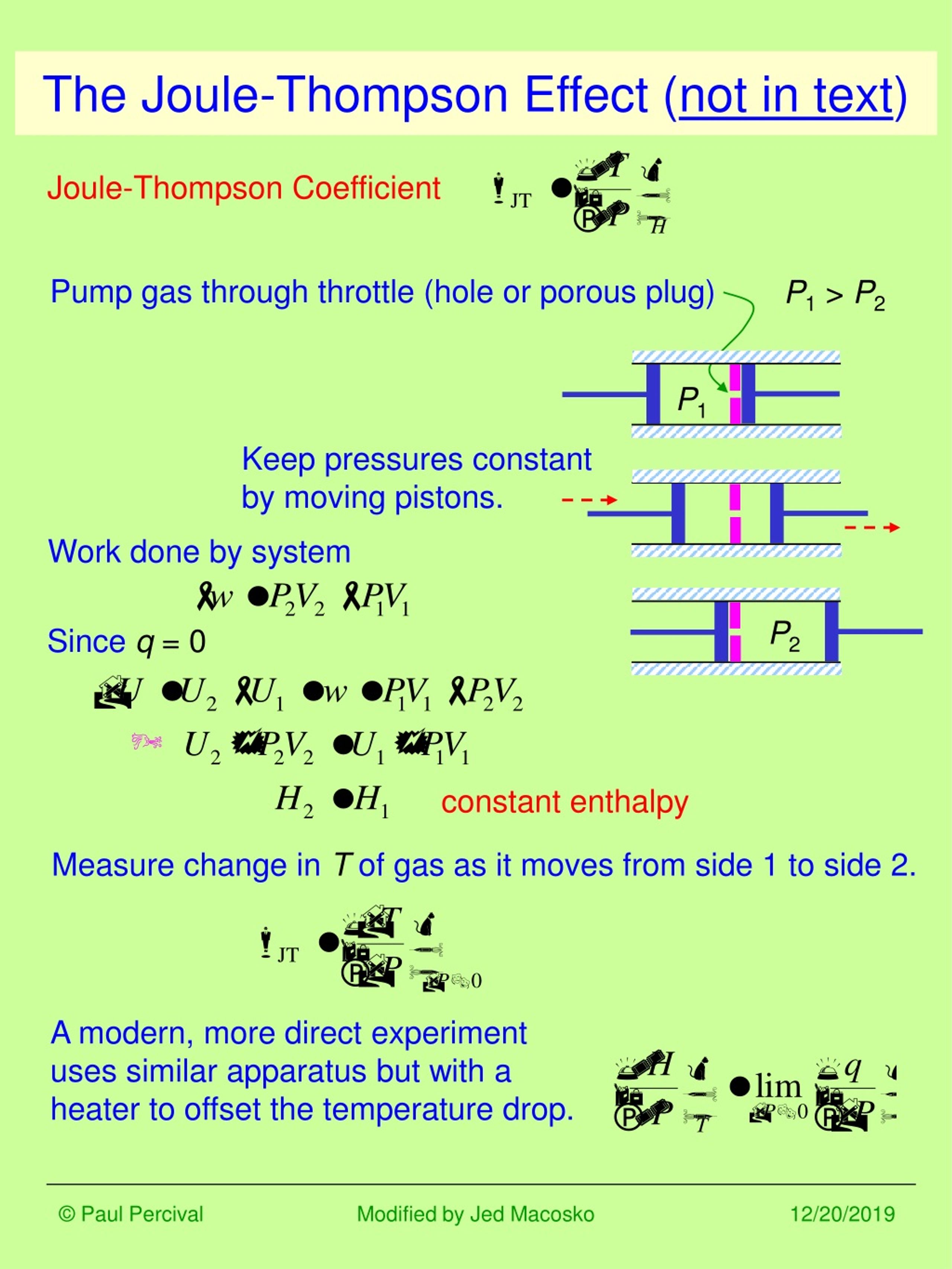 PPT The Joule Expansion Experiment PowerPoint Presentation, free