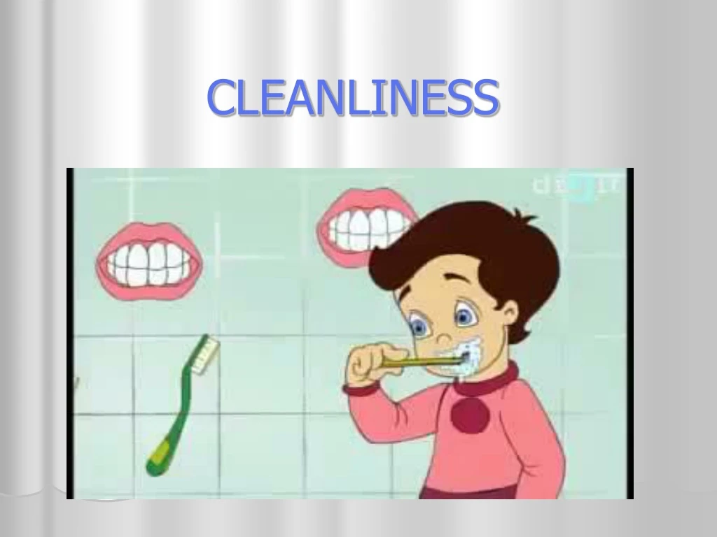 cleanliness n.
